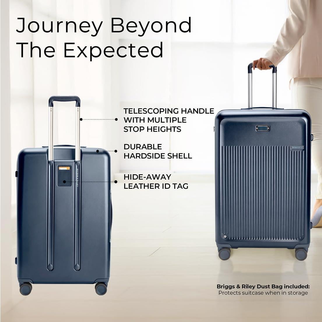 Maleta Expandible Grande 76 cm Briggs & Riley Azul Marino
