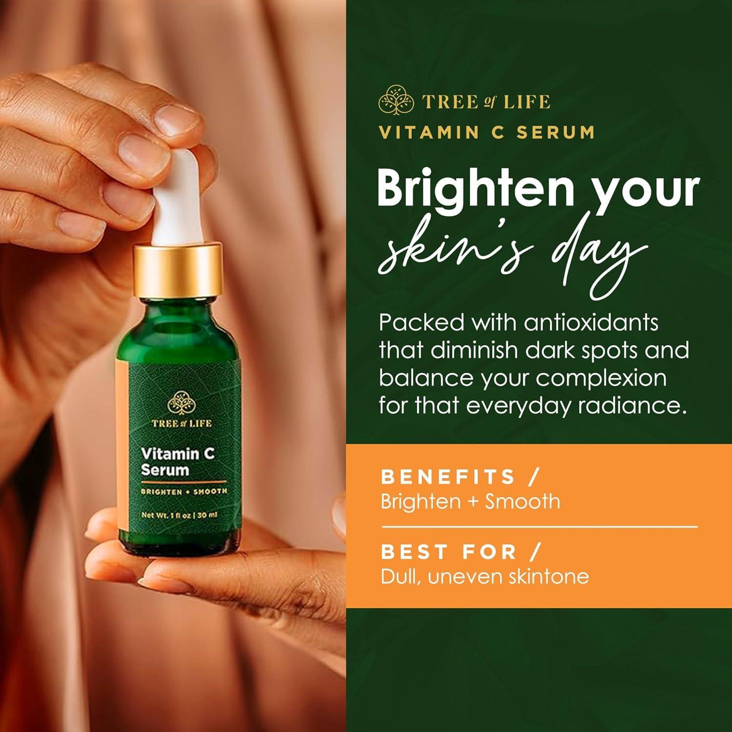 Sérum Facial Vitamina C Tree of Life 28.35g Hidratante