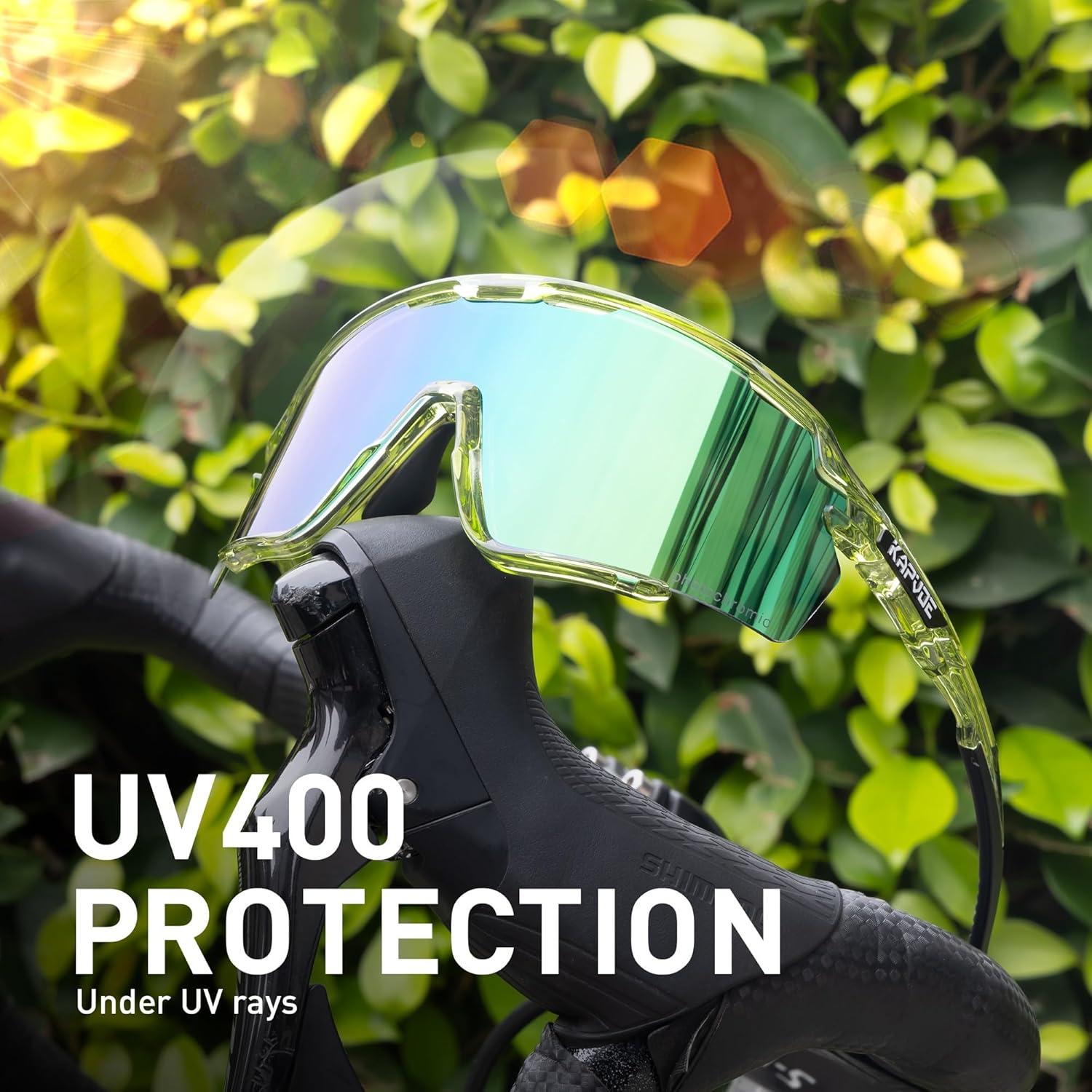 Gafas de Ciclismo KAPVOE Fotoquímicas UV400 para MTB