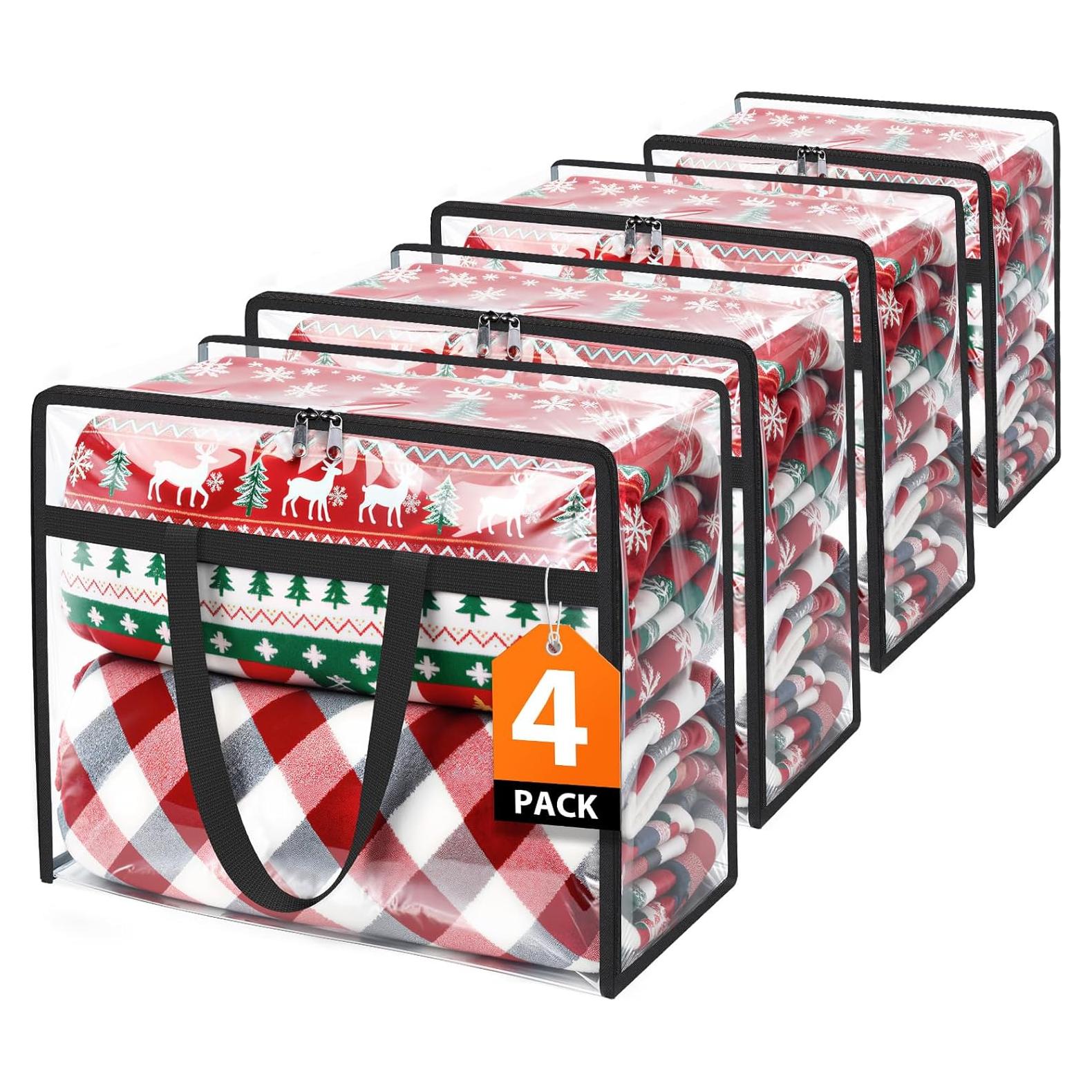 Bolsas de Almacenamiento SpaceTrove 40L - Paquete de 4 Plegables