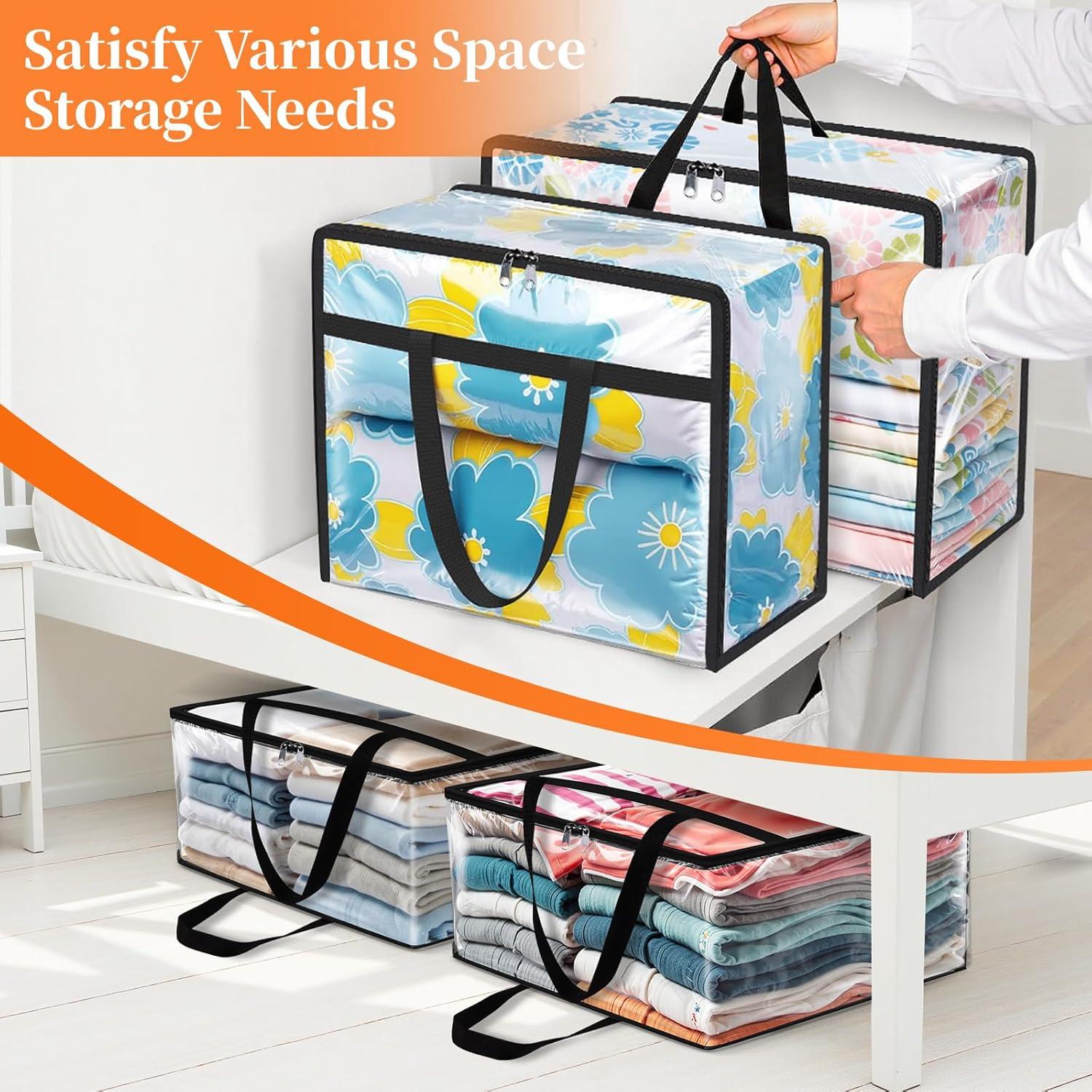 Bolsas de Almacenamiento SpaceTrove 40L - Paquete de 4 Plegables