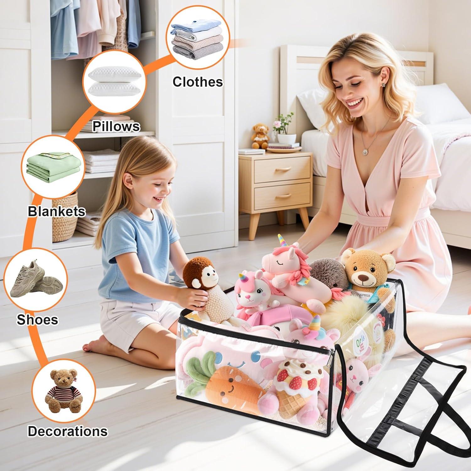 Bolsas de Almacenamiento SpaceTrove 40L - Paquete de 4 Plegables