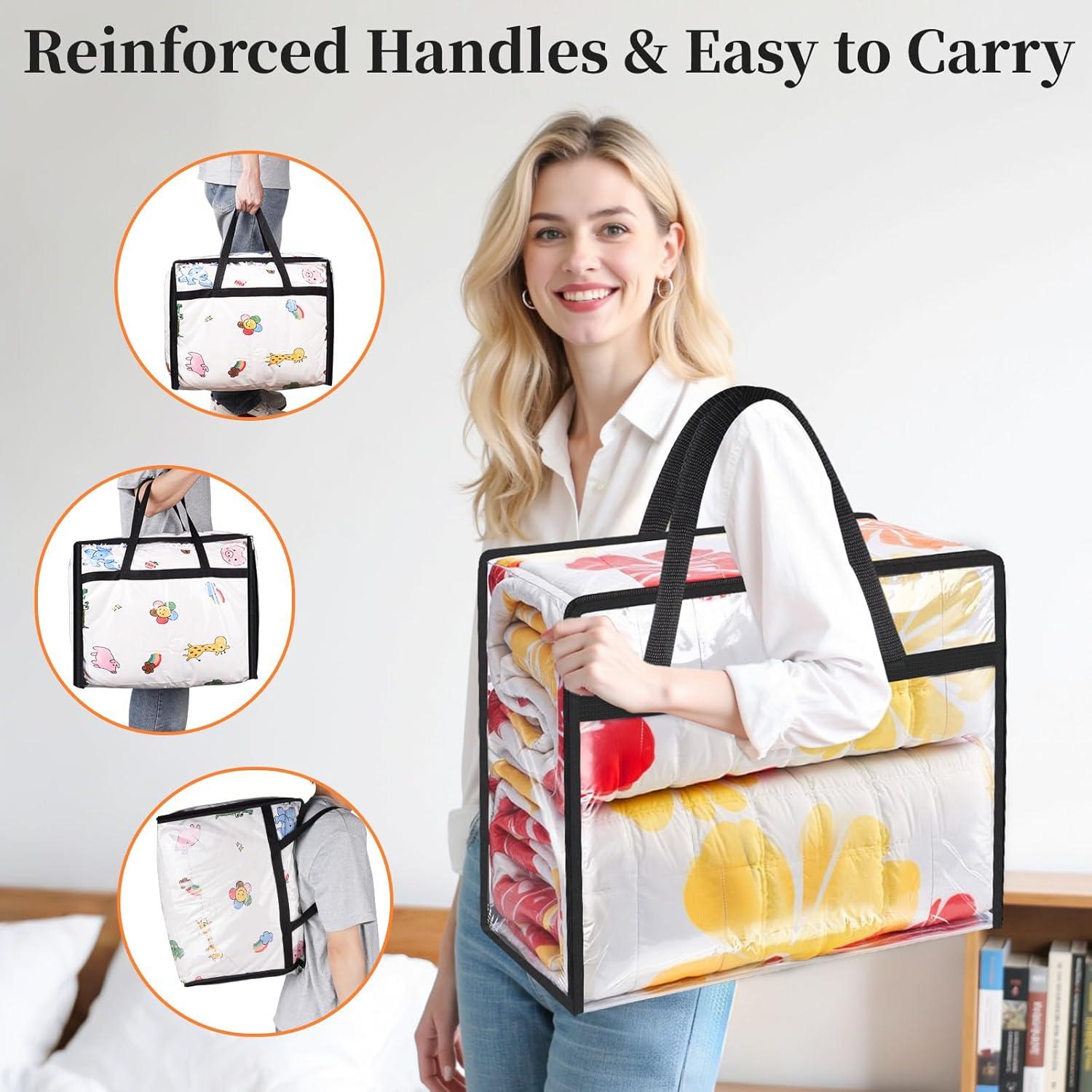 Bolsas de Almacenamiento SpaceTrove 40L - Paquete de 4 Plegables