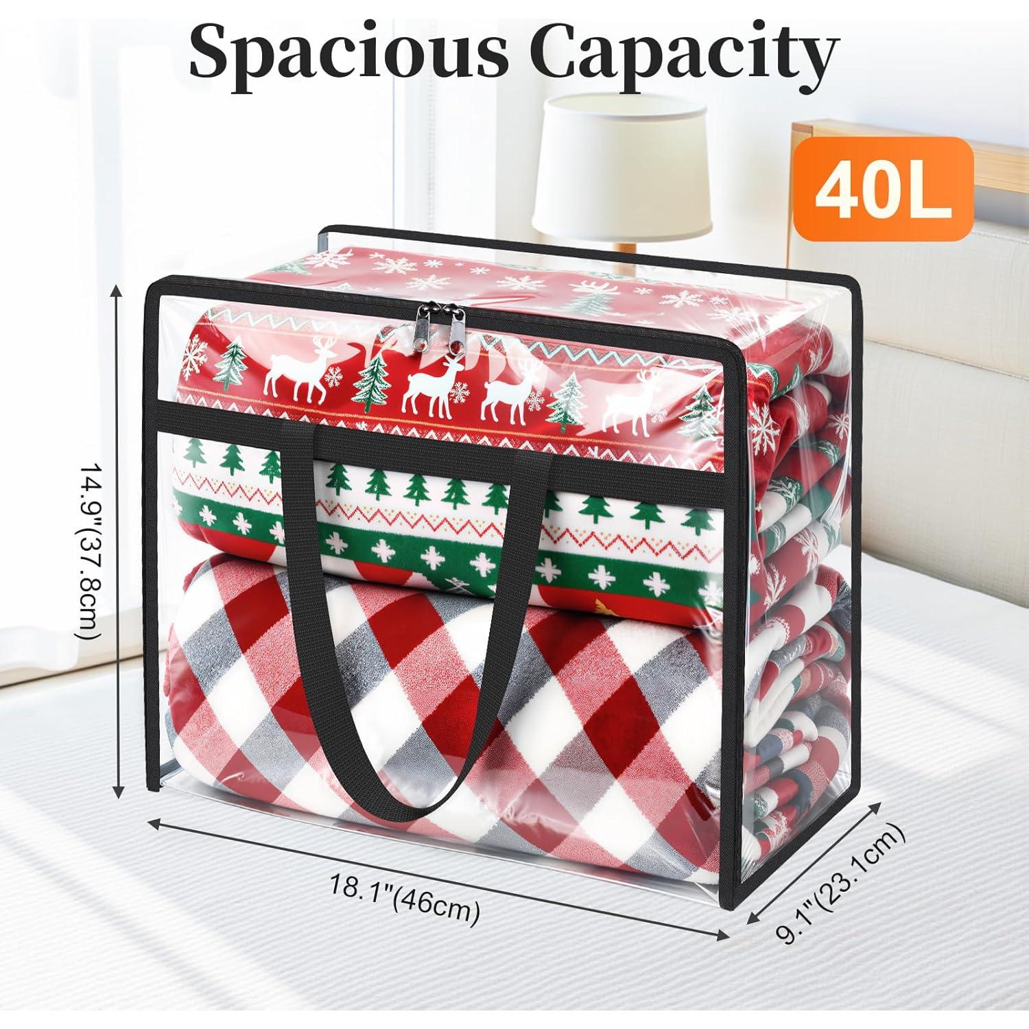 Bolsas de Almacenamiento SpaceTrove 40L - Paquete de 4 Plegables