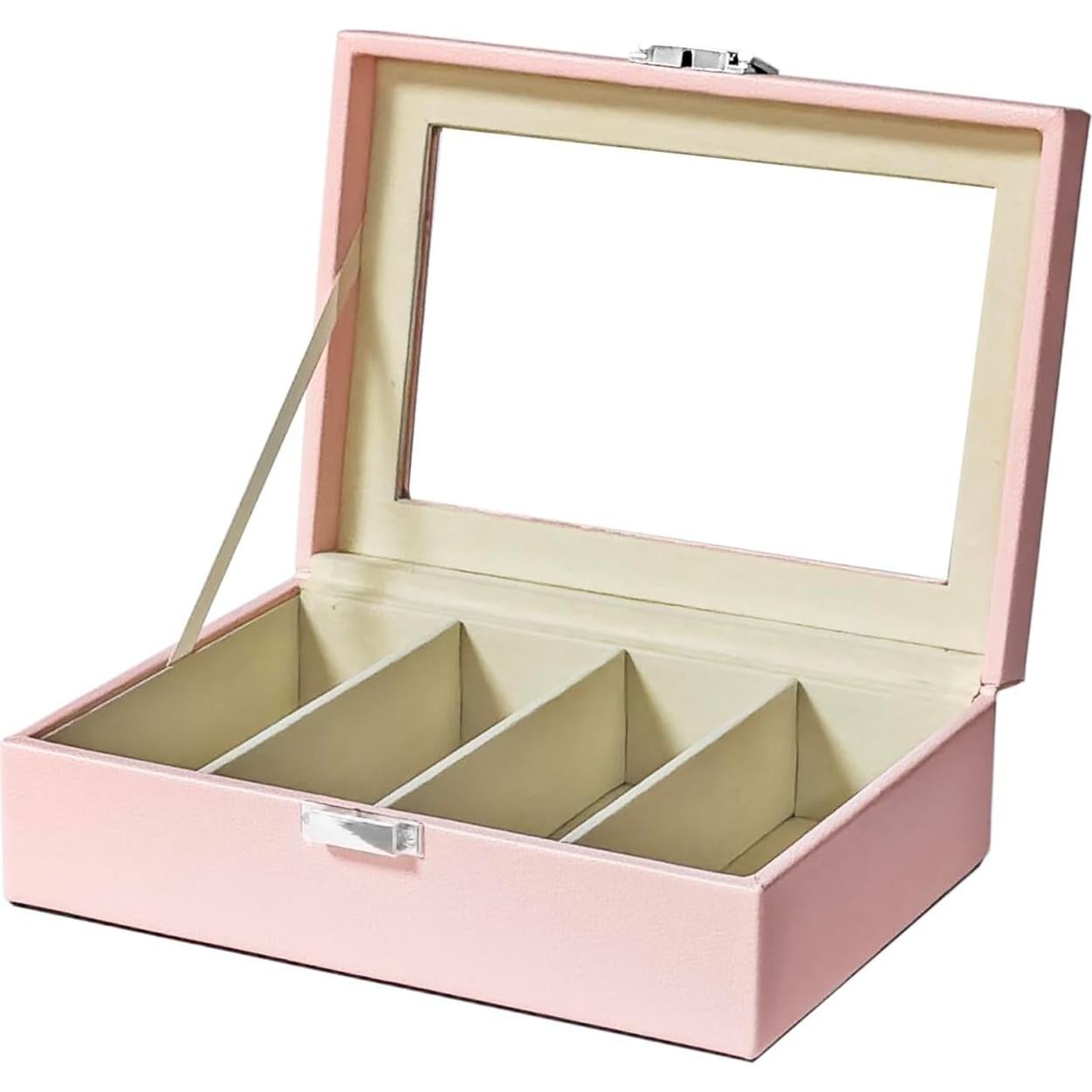 Organizador de Gafas de Sol UnionPlus 4 Ranuras Rubor de Pera