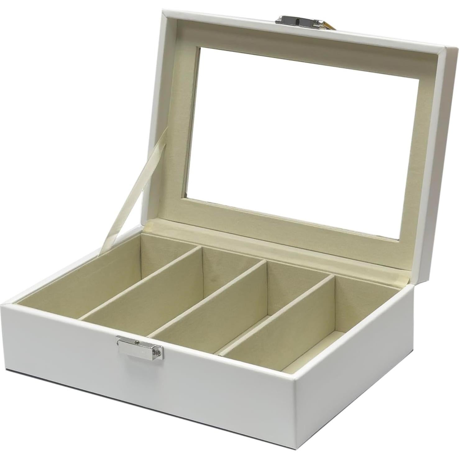 Organizador de Gafas de Sol JB0002 Cuero Sintético 4 Ranuras