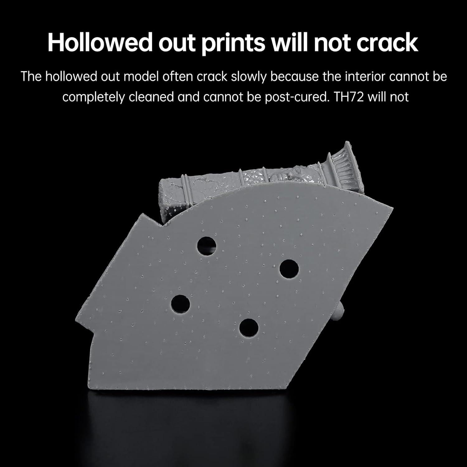 Resina para Impresora 3D RESIONE TH72 Flexible 1KG Gris