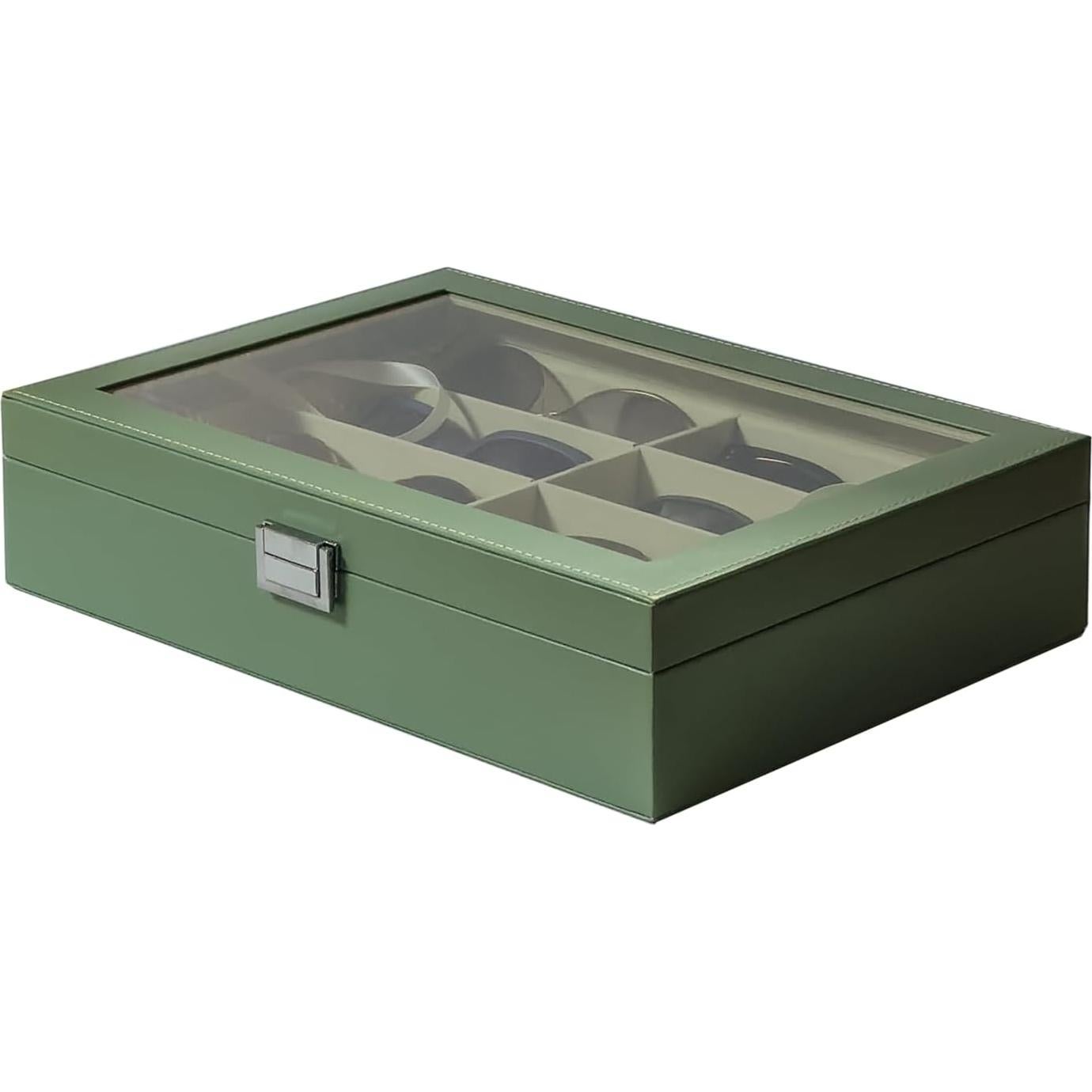 Organizador de Gafas de Sol Union 8 Ranuras Verde Malaquita