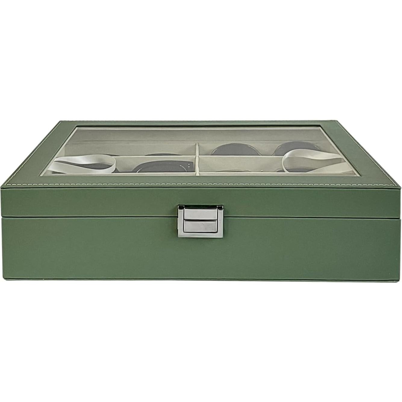 Organizador de Gafas de Sol Union 8 Ranuras Verde Malaquita