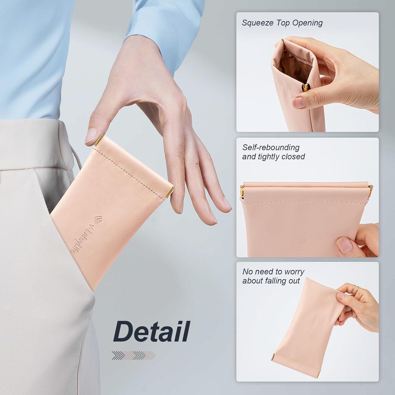 Estuche para Gafas Suave 2 Pack - Cuero PU Ligero