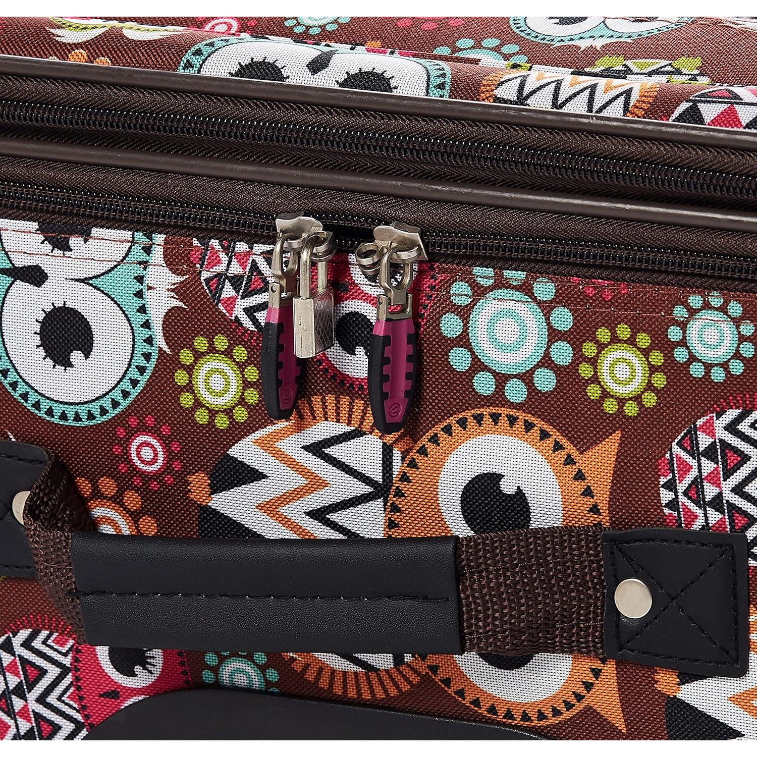 Juego de Equipaje Rockland Jungle Expandible 4 Piezas Búho