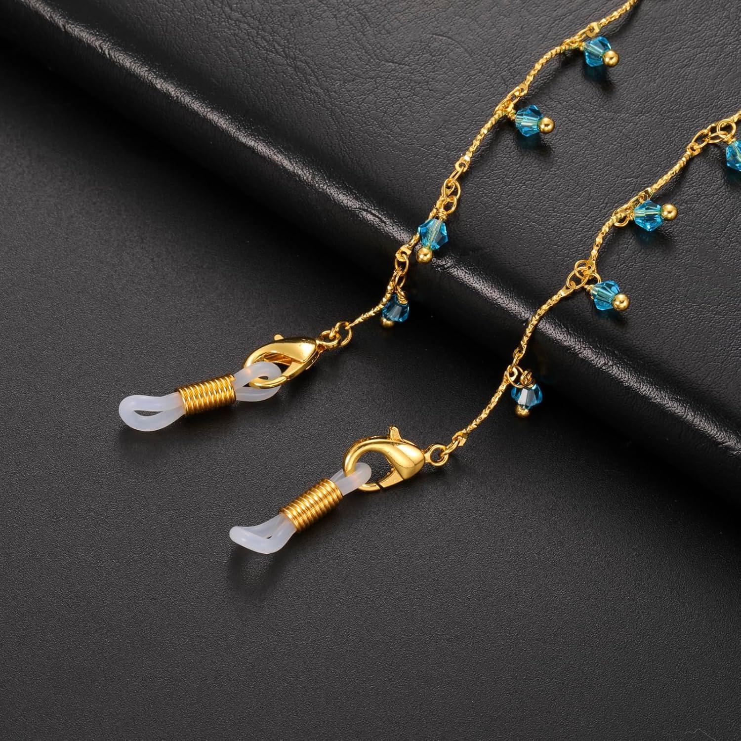 Cadena de Gafas KKJoy de Cobre 80cm con Gomas