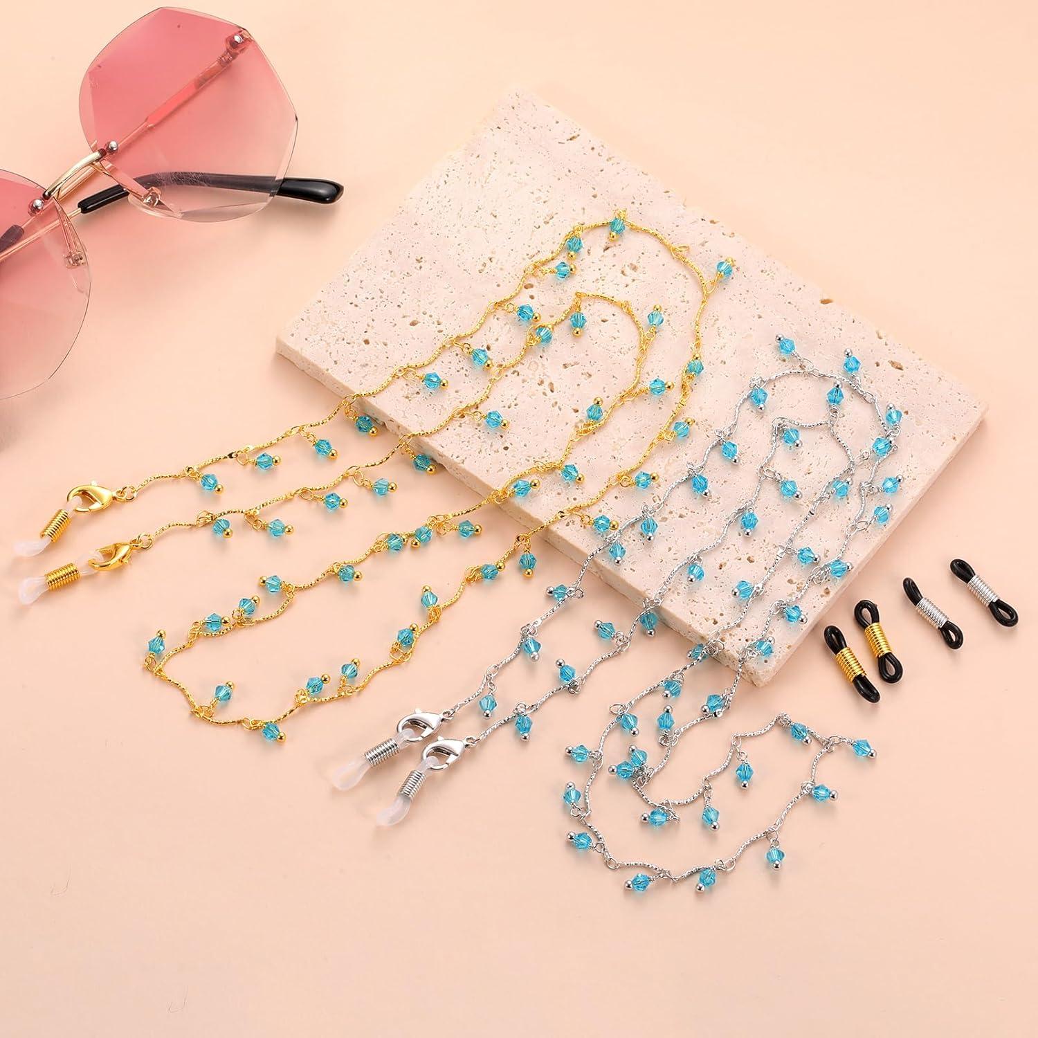 Cadena de Gafas KKJoy de Cobre 80cm con Gomas