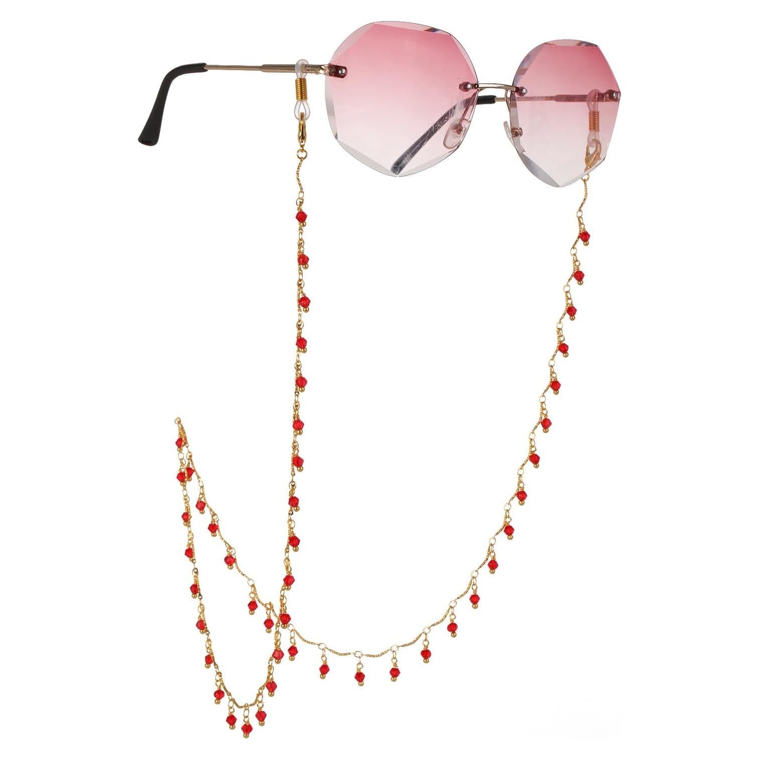 Cadena de Gafas KKJoy de Cobre 80cm con Gomas