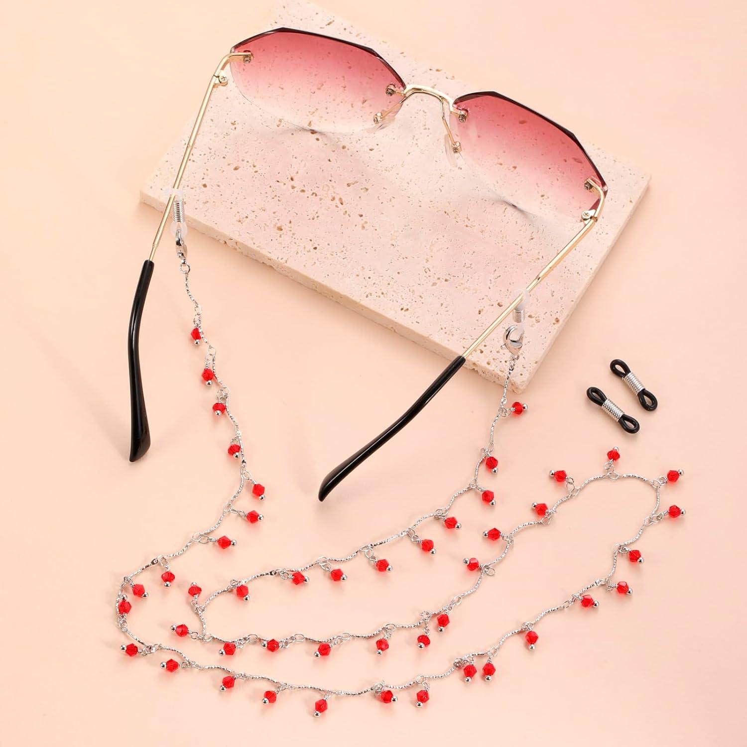 Cadena de Gafas KKJoy de Cobre 80cm con Gomas