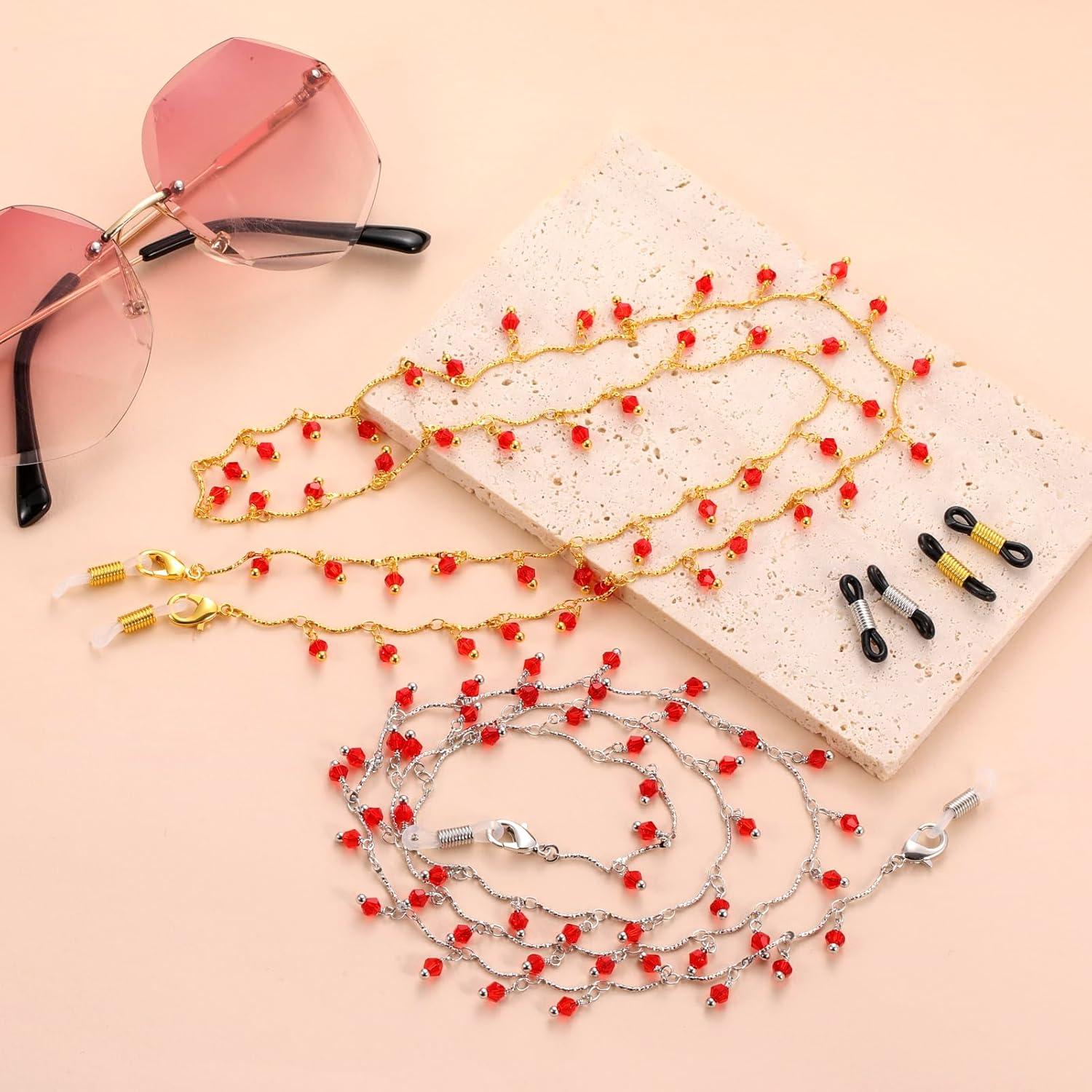 Cadena de Gafas KKJoy de Cobre 80cm con Gomas