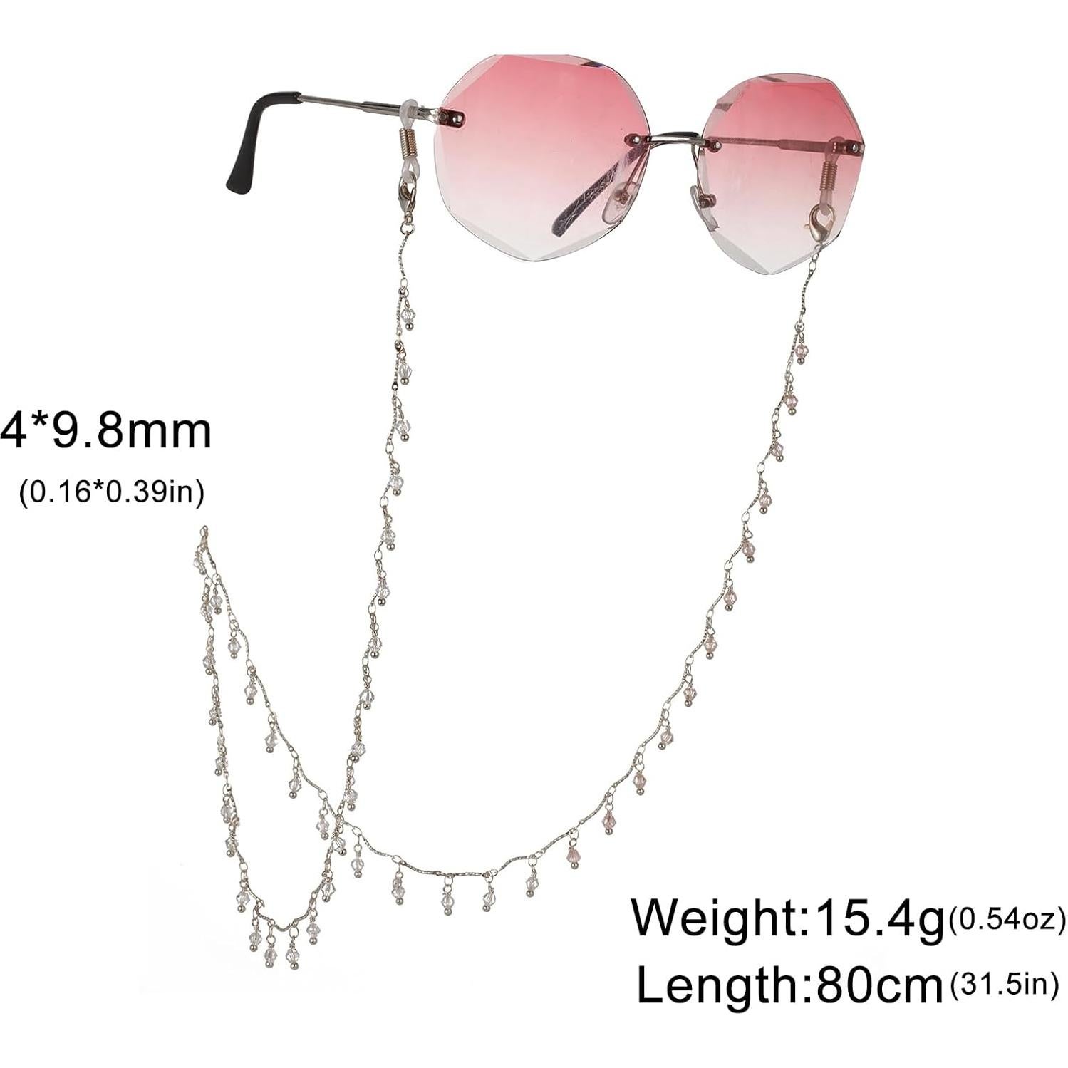 Cadena de Gafas KKJoy de Cobre 80cm con Gomas