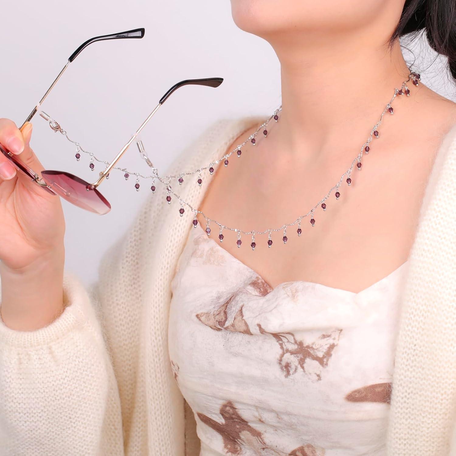 Cadena de Gafas KKJoy de Cobre 80cm con Gomas