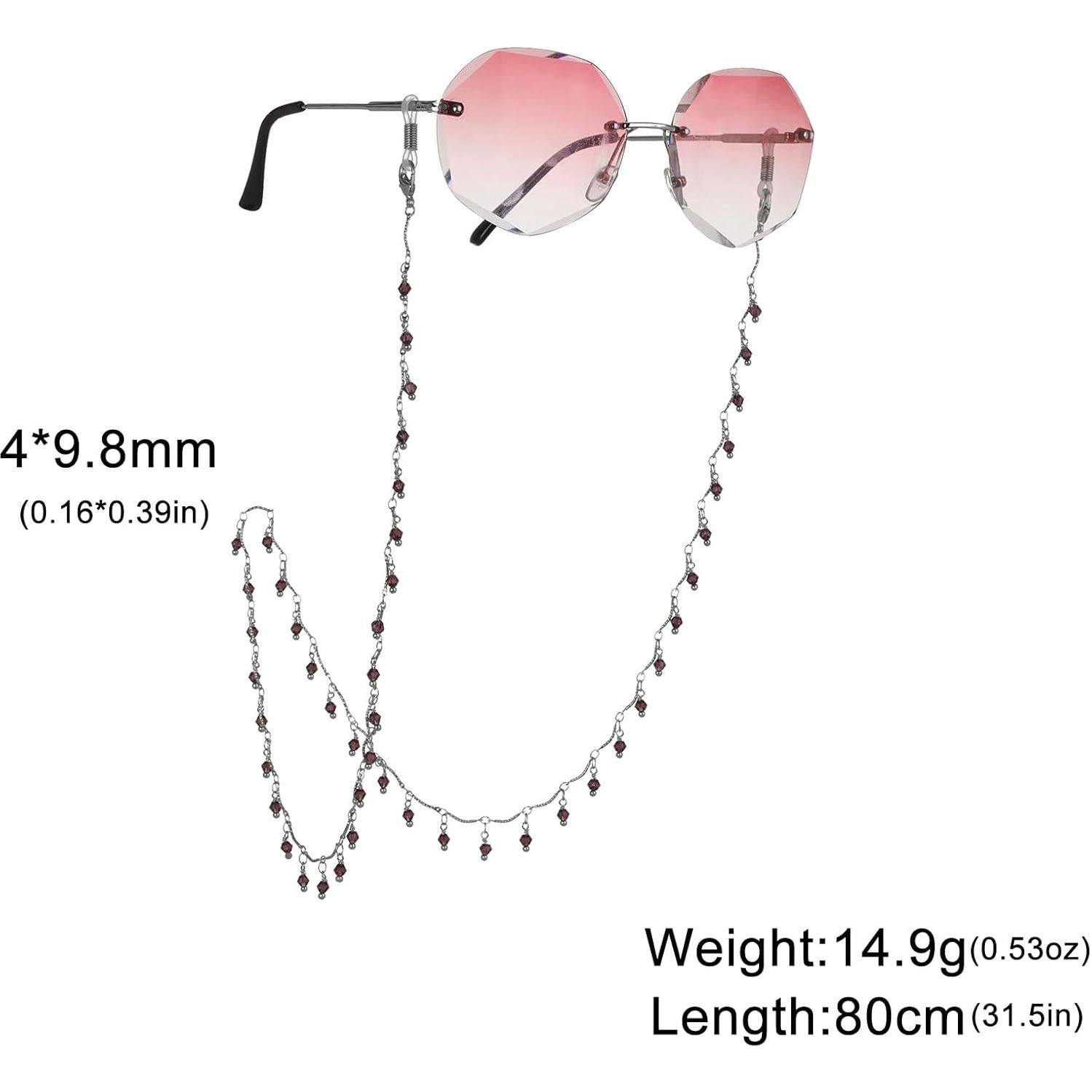 Cadena de Gafas KKJoy de Cobre 80cm con Gomas