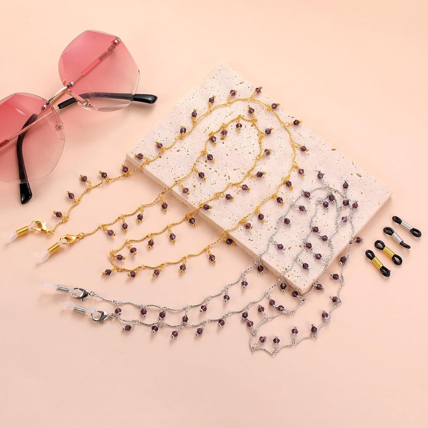 Cadena de Gafas KKJoy de Cobre 80cm con Gomas