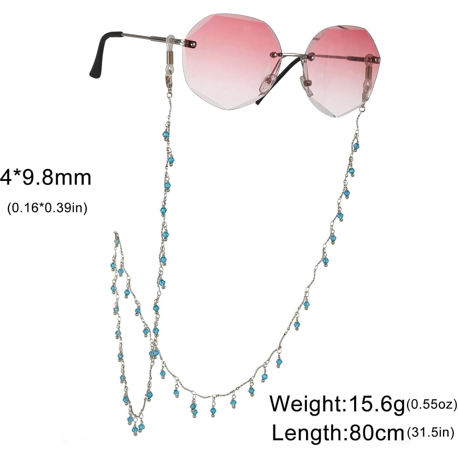 Cadena de Gafas KKJoy de Cobre 80cm con Gomas