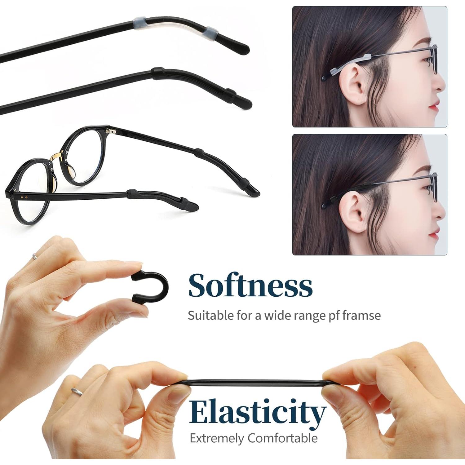 16 Pares de Soportes Antideslizantes para Gafas - K-202303