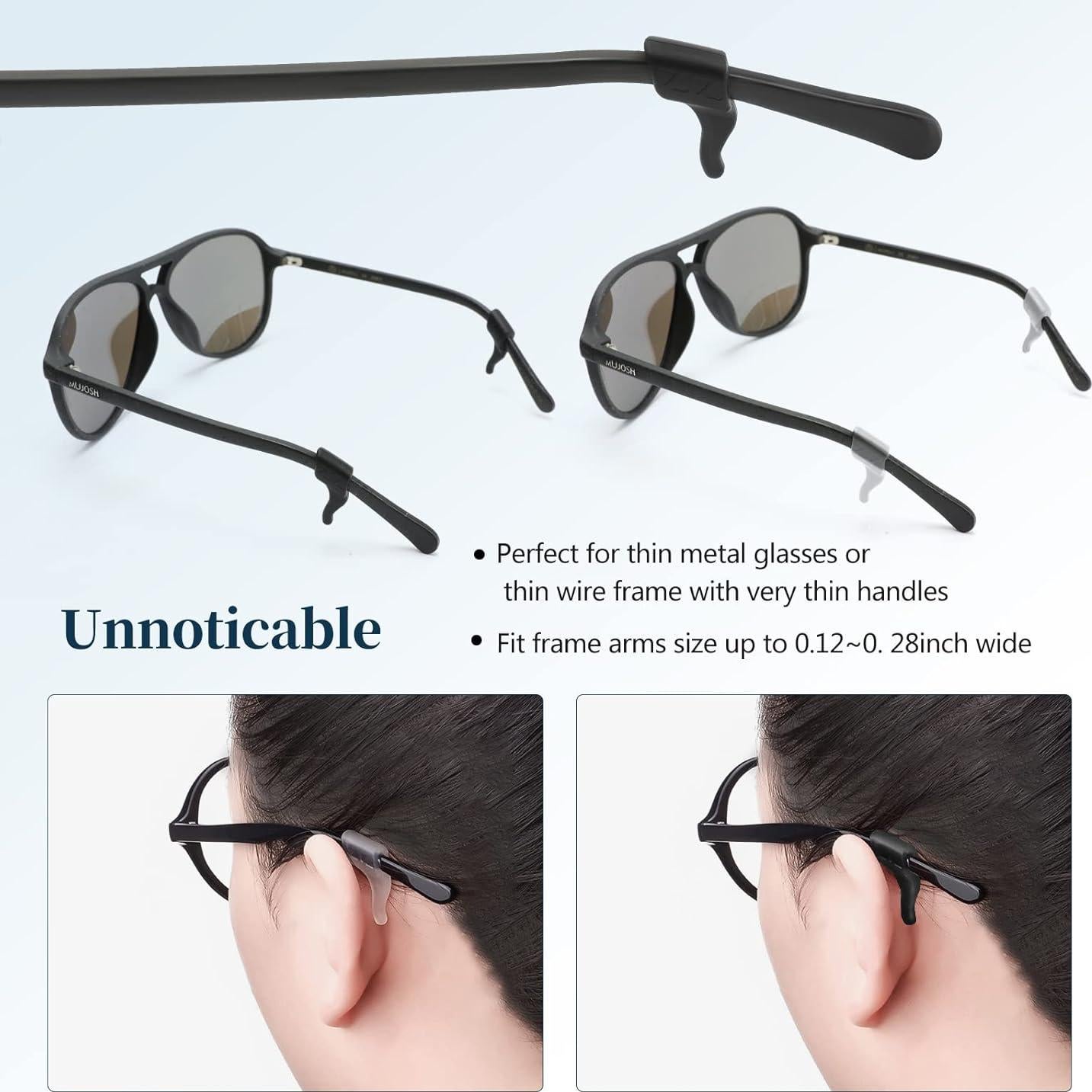 16 Pares de Soportes Antideslizantes para Gafas - K-202303