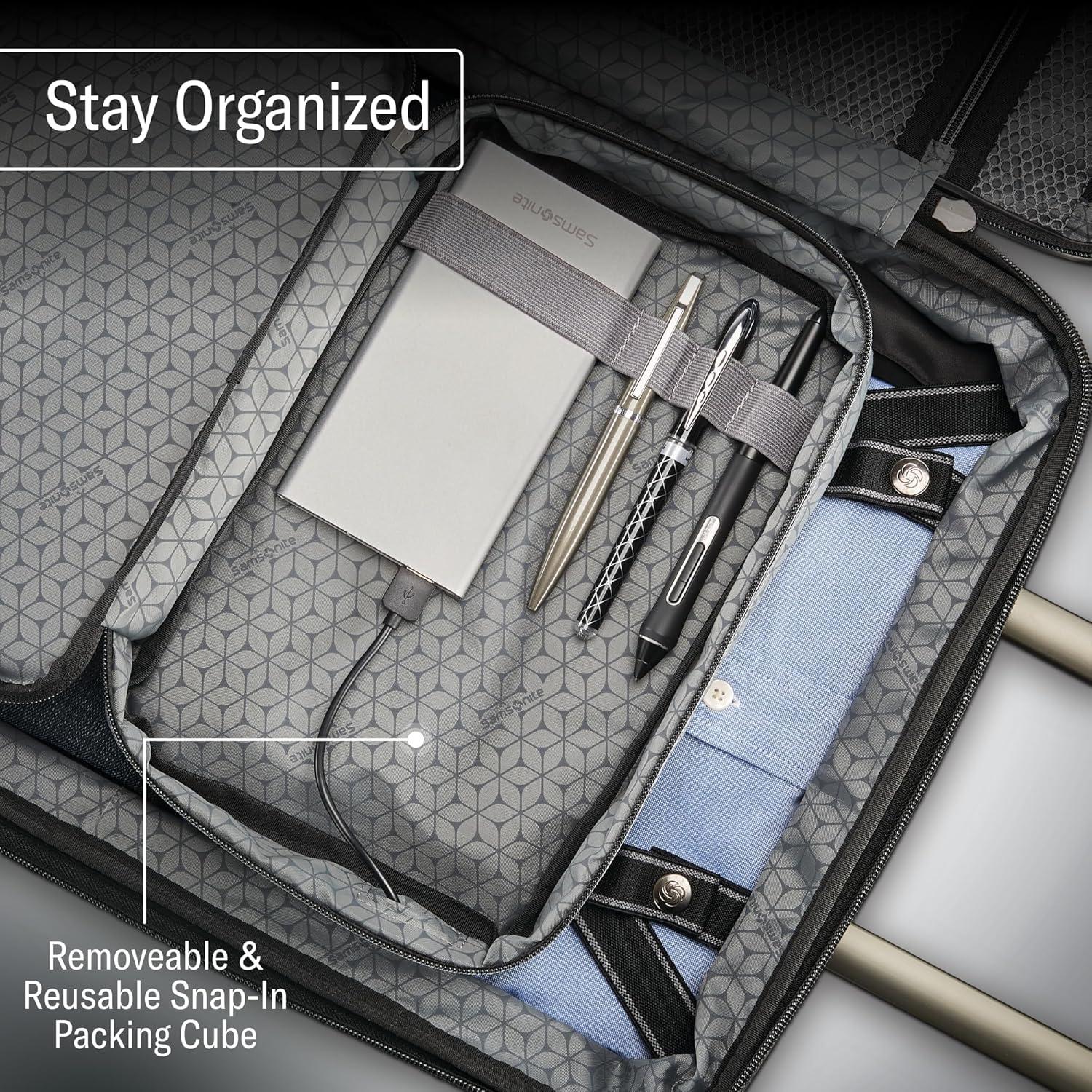 Maleta Mediana Samsonite Octiv 24" Dura Expandible Púrpura