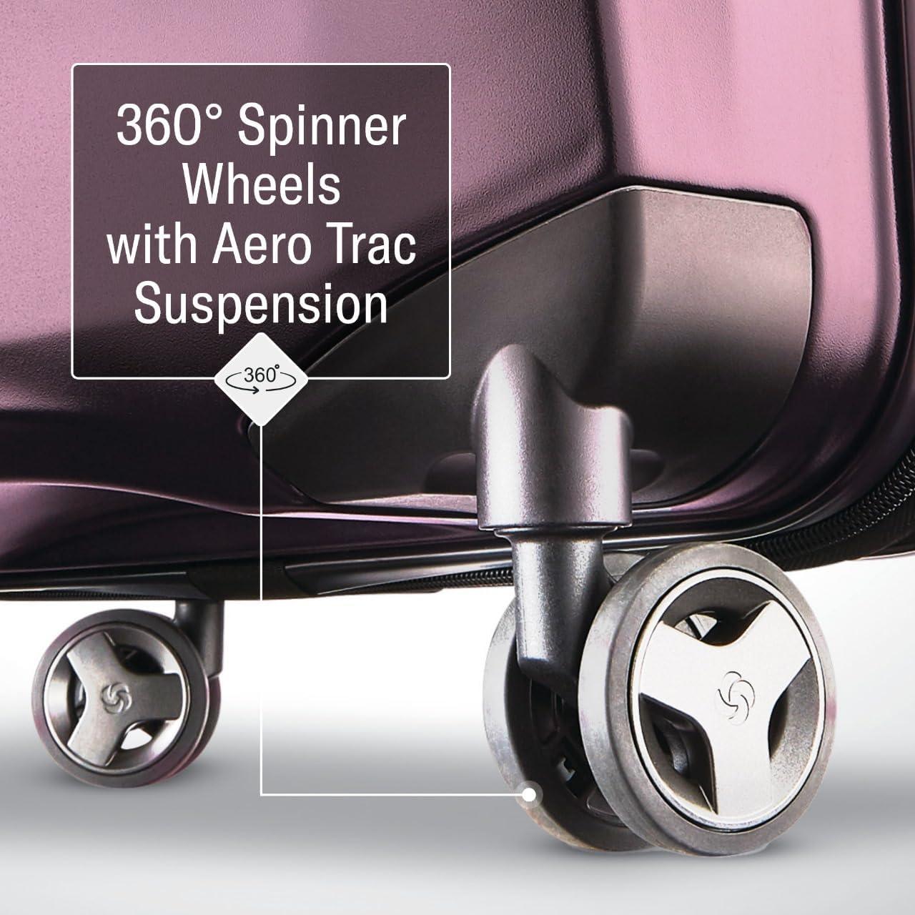 Maleta Mediana Samsonite Octiv 24" Dura Expandible Púrpura