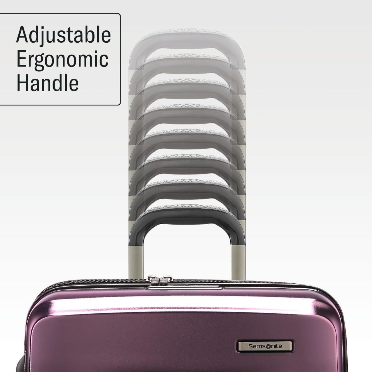 Maleta Mediana Samsonite Octiv 24" Dura Expandible Púrpura