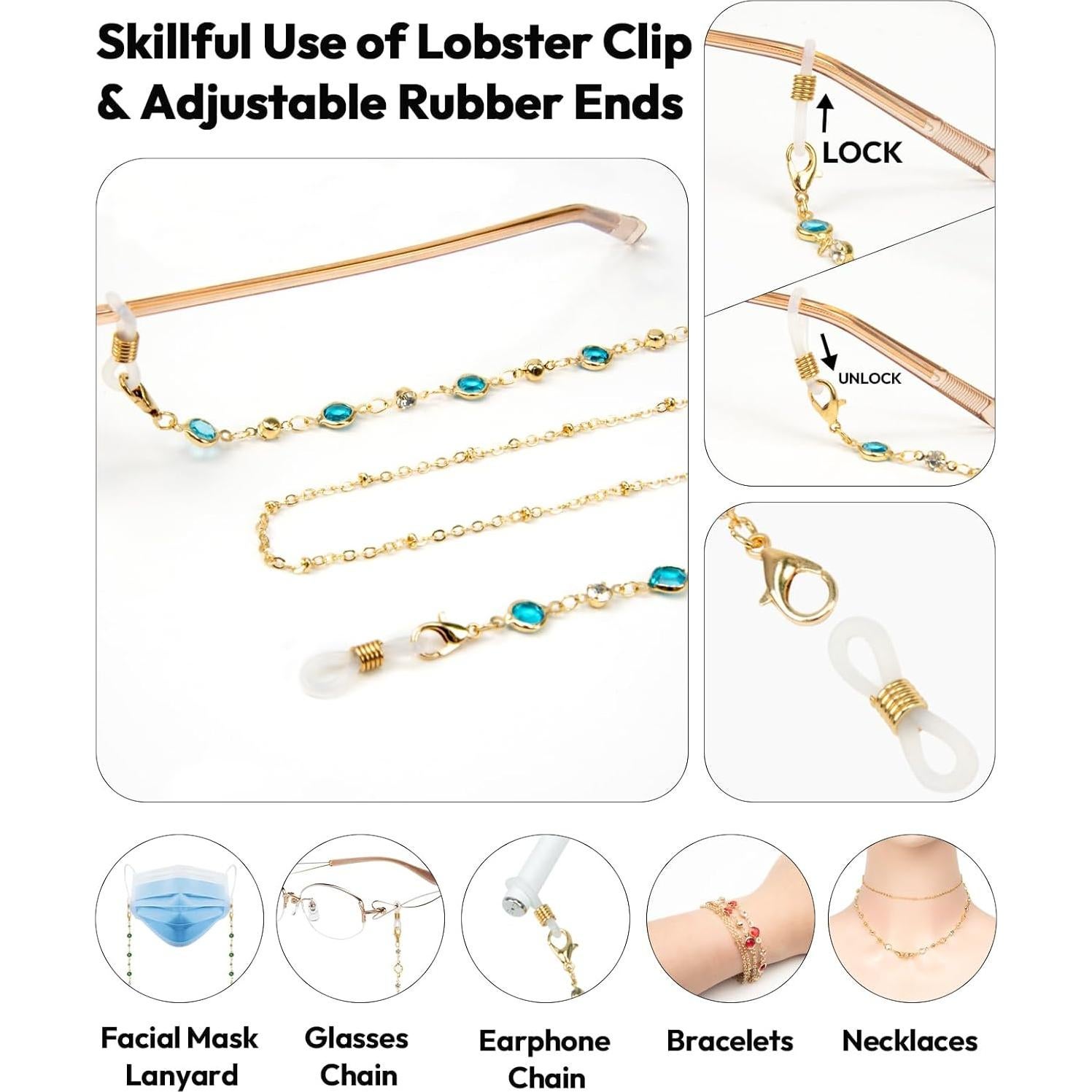 Cadena de Gafas EAONE para Mujeres, Correa Elegante 73.66 cm