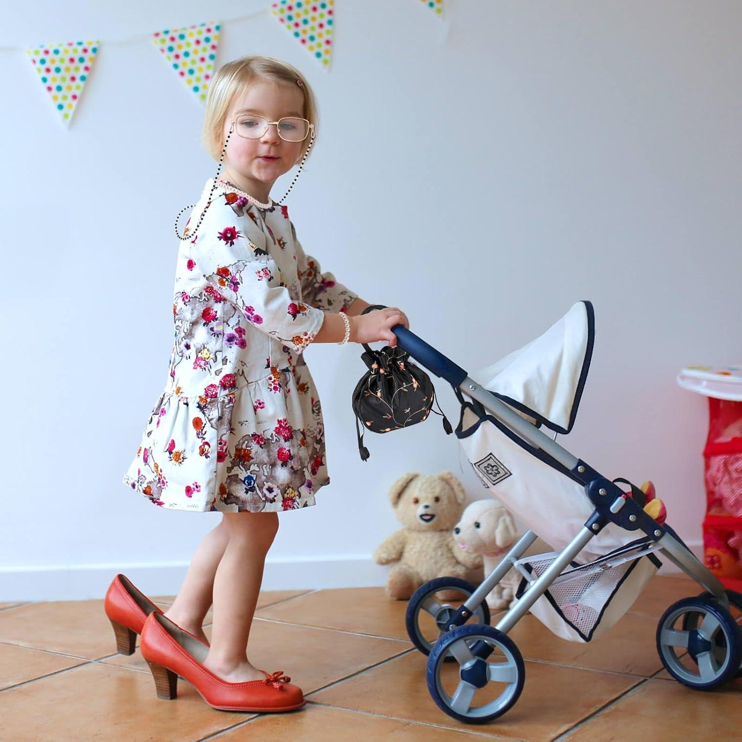 Disfraz de Anciana 5 Piezas Gafas Collar Pulsera