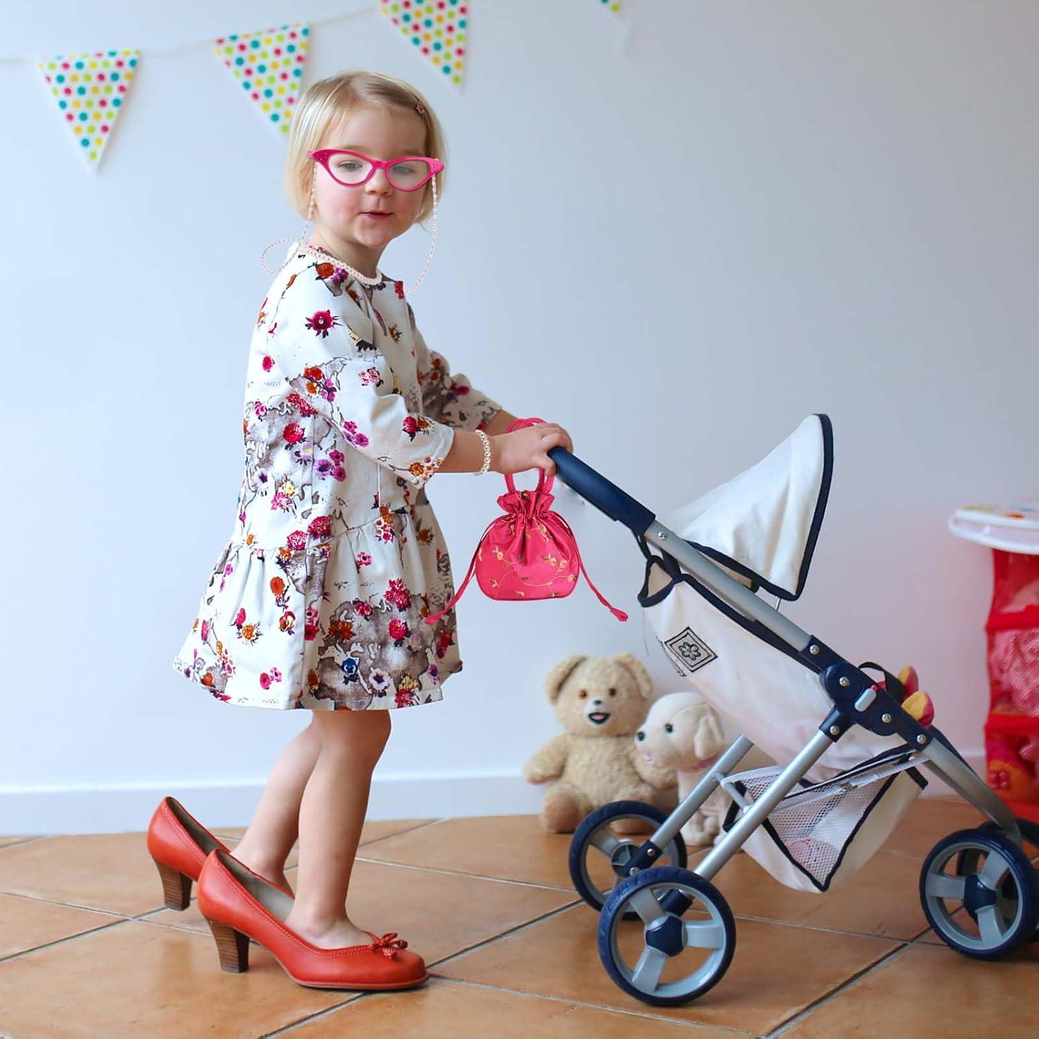 Disfraz de Anciana 5 Piezas con Gafas y Accesorios