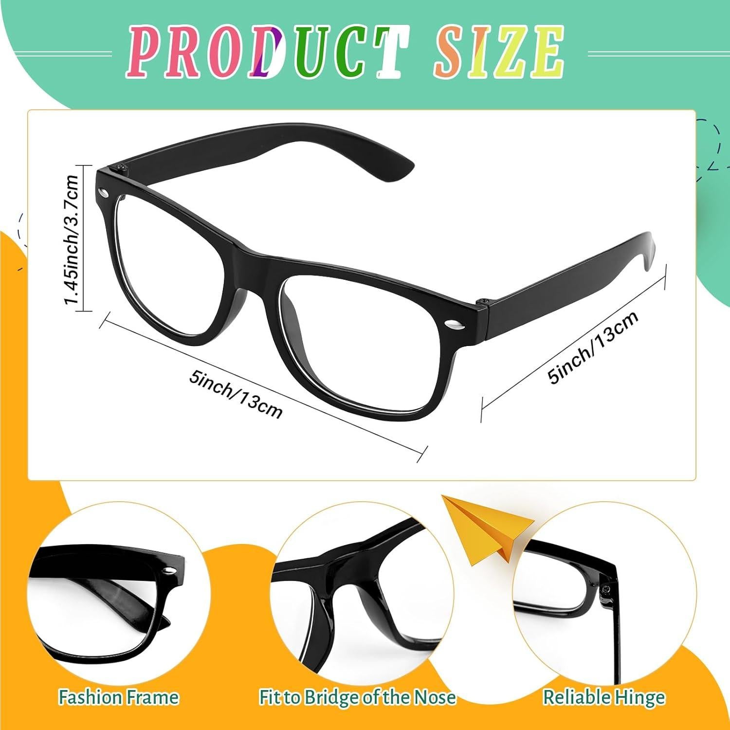 Disfraz de Anciana 5 Piezas Gafas Collar Pulsera