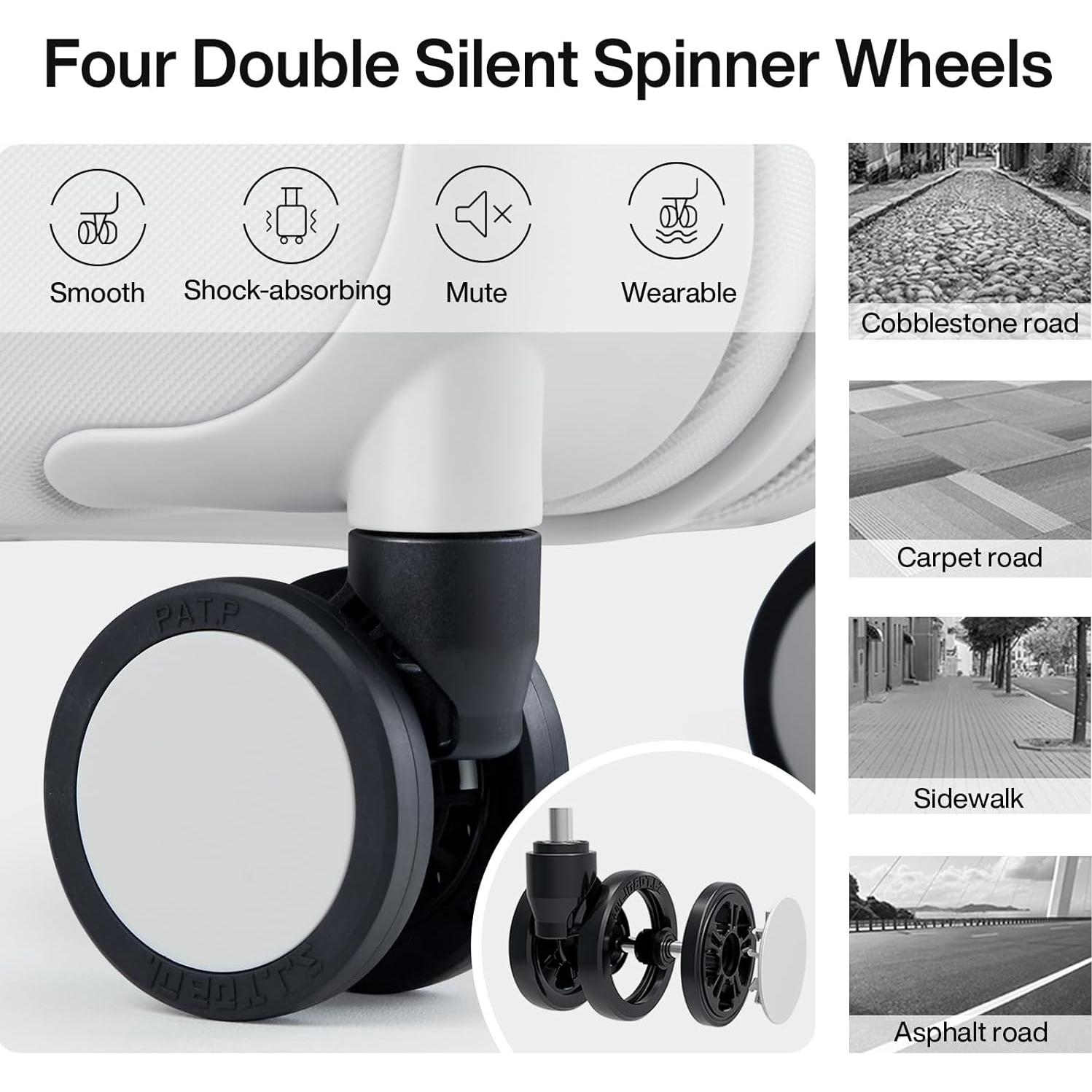 Maleta de Mano Hanke 20 Pulgadas 37L Aprobada por Aerolíneas