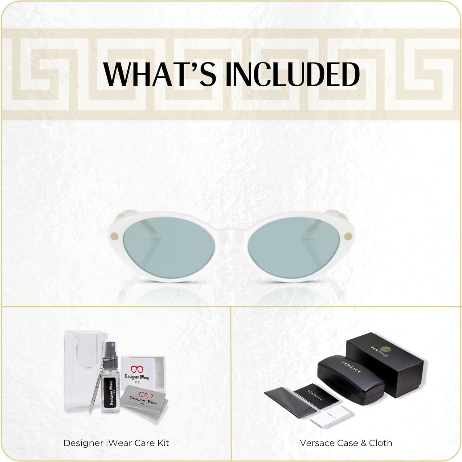 Gafas de sol ovaladas Versace VE4469 54mm para mujeres