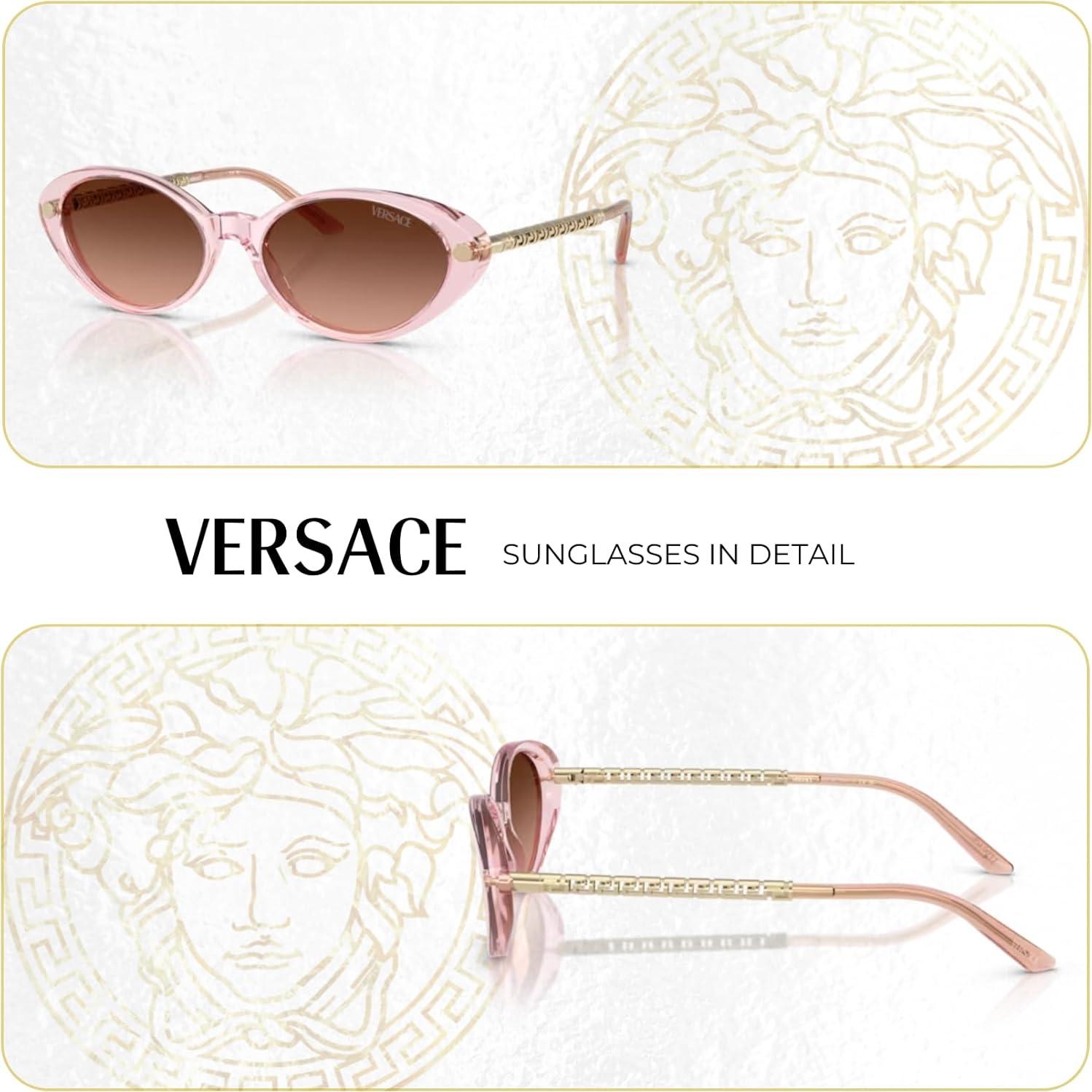 Gafas de sol ovaladas Versace VE4469 54mm para mujeres + Kit iWear