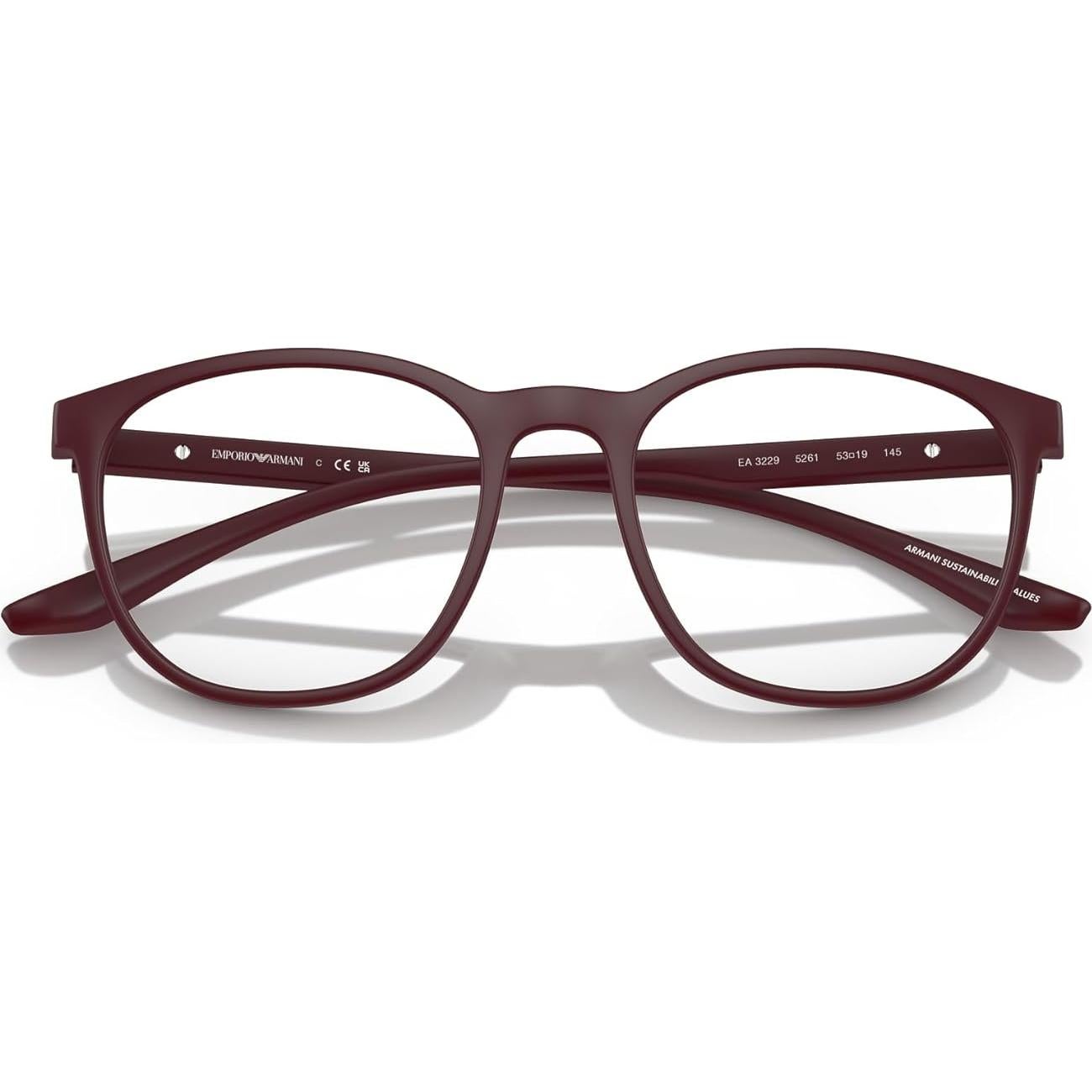 Gafas Recetadas Emporio Armani EA3229 Burdeos Mate 51mm