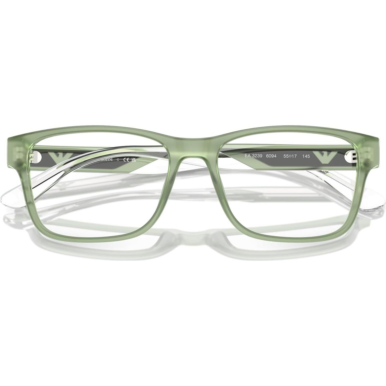 Gafas de Prescripción Emporio Armani EA3239 Verde Opalino