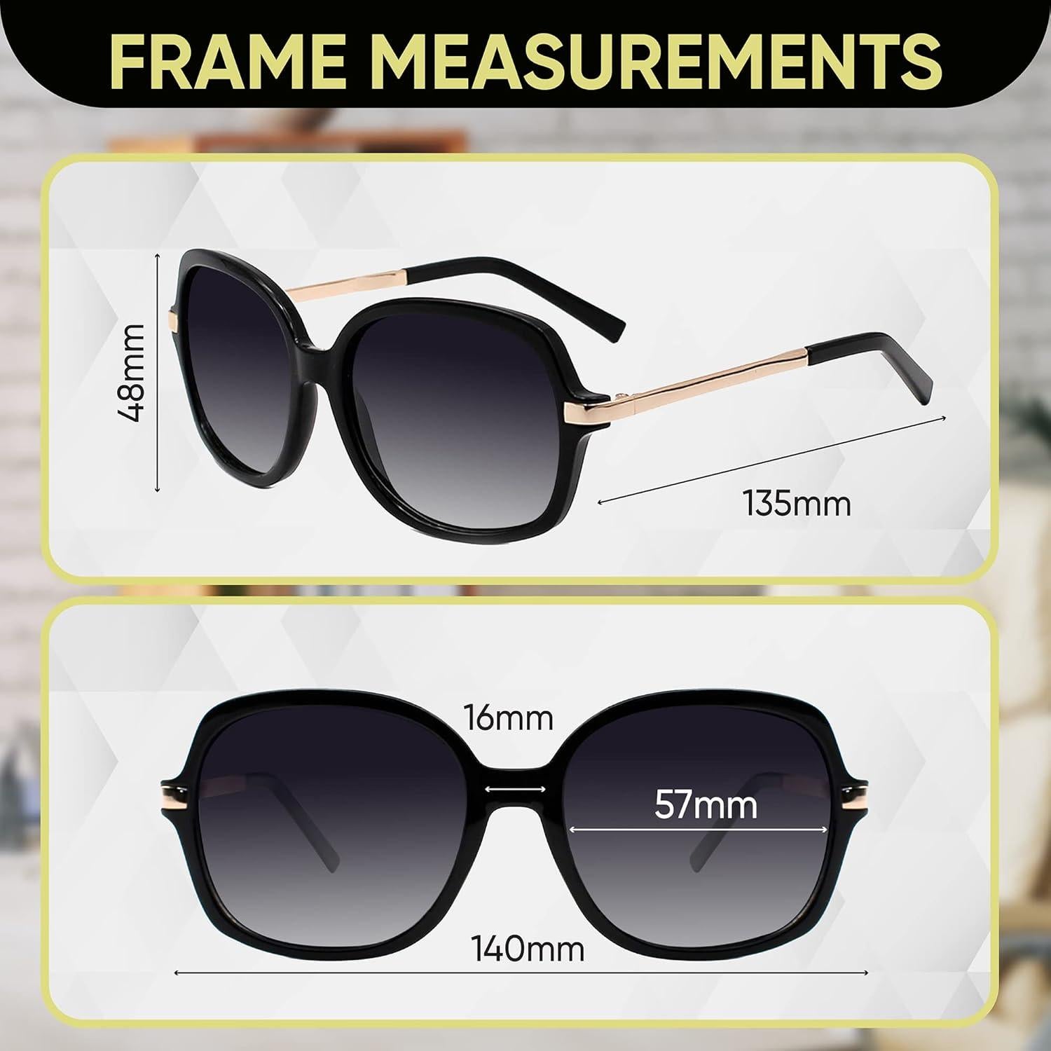 Gafas de sol polarizadas Yogo Vision para mujeres UV400 elegantes