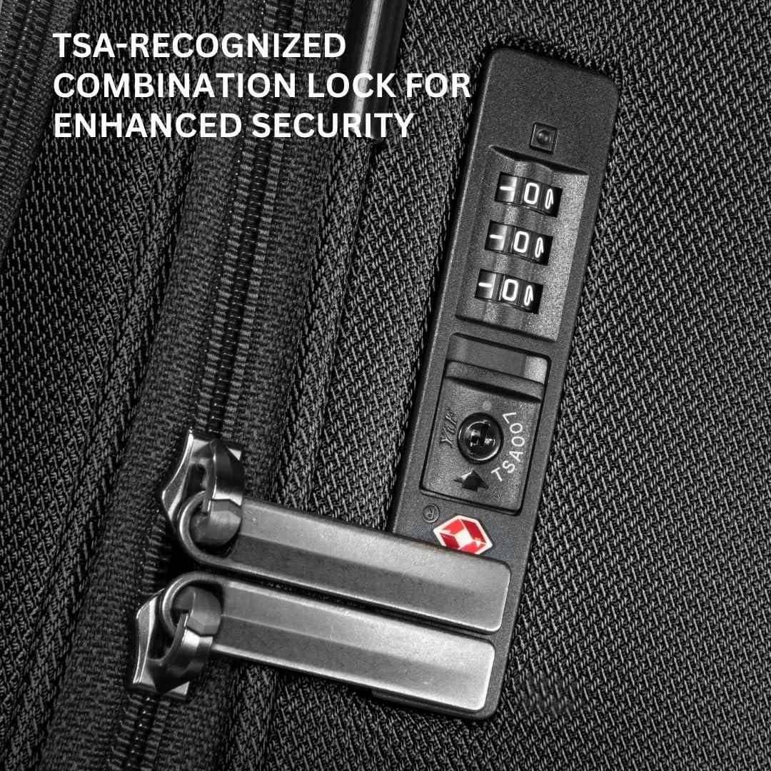 Maleta de Viaje Ricardo Beverly Hills Avalon 24" Negra rPET