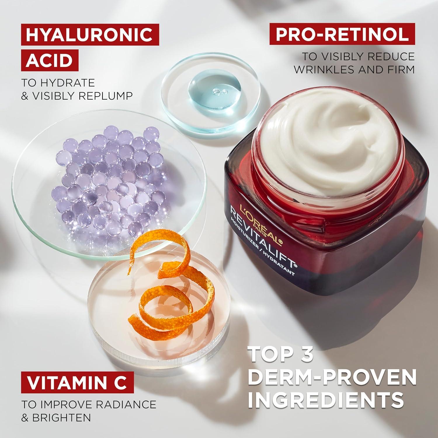Crema Hidratante Facial L'Oreal Revitalift 72g Anti-Envejecimiento