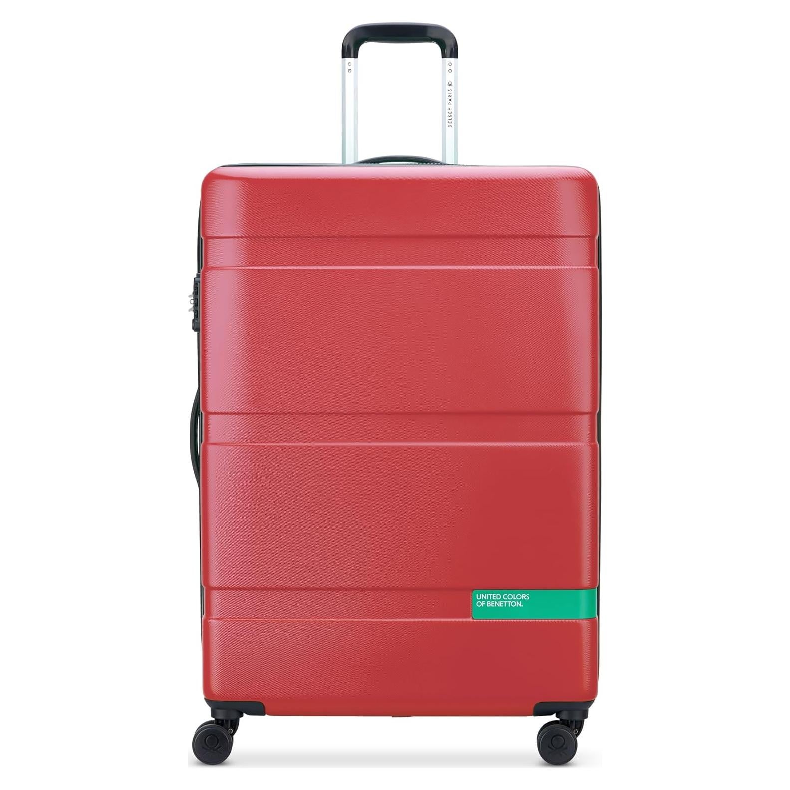 Equipaje Duro Benetton ¡Ahora! 110L Rojo 76.2cm con Ruedas