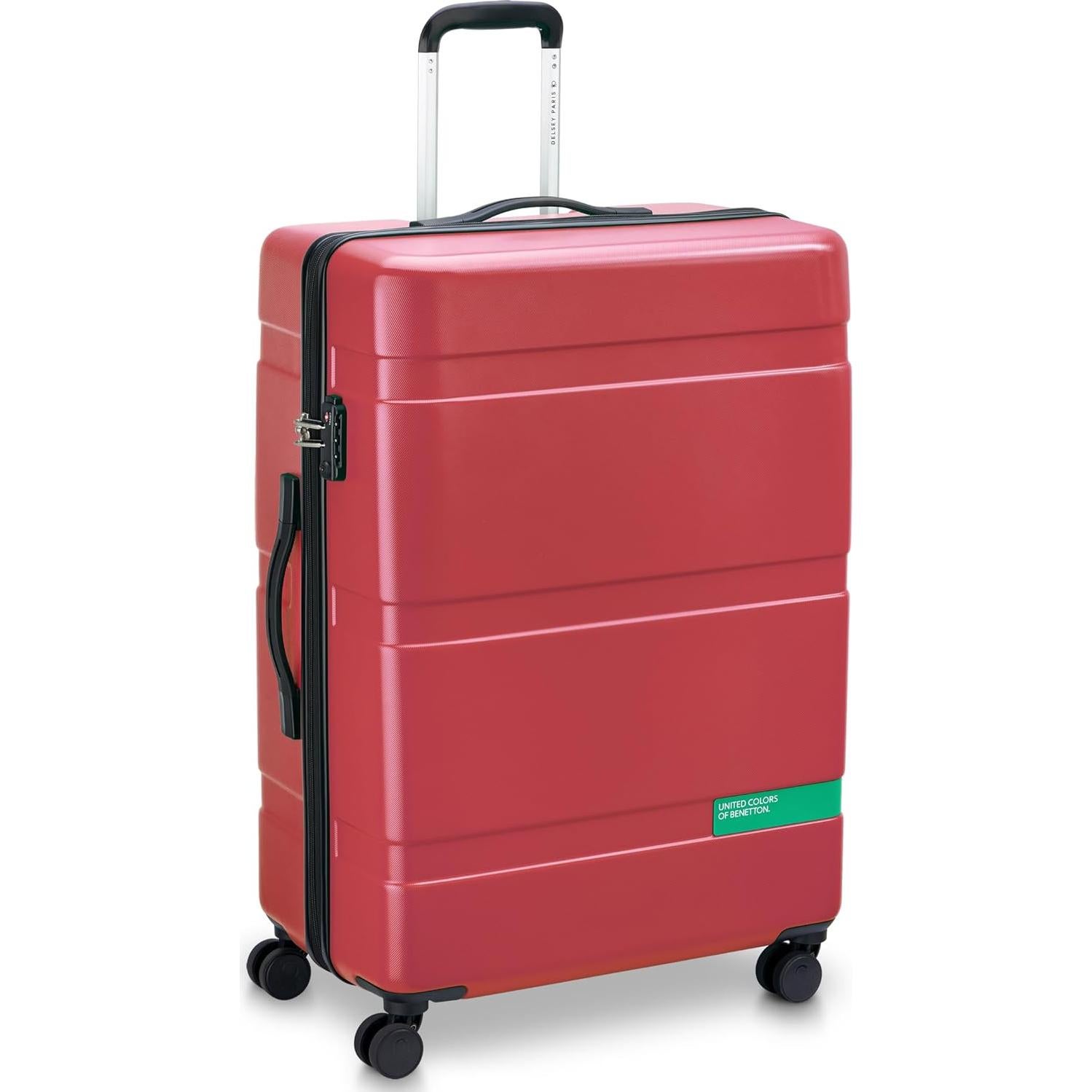 Equipaje Duro Benetton ¡Ahora! 110L Rojo 76.2cm con Ruedas