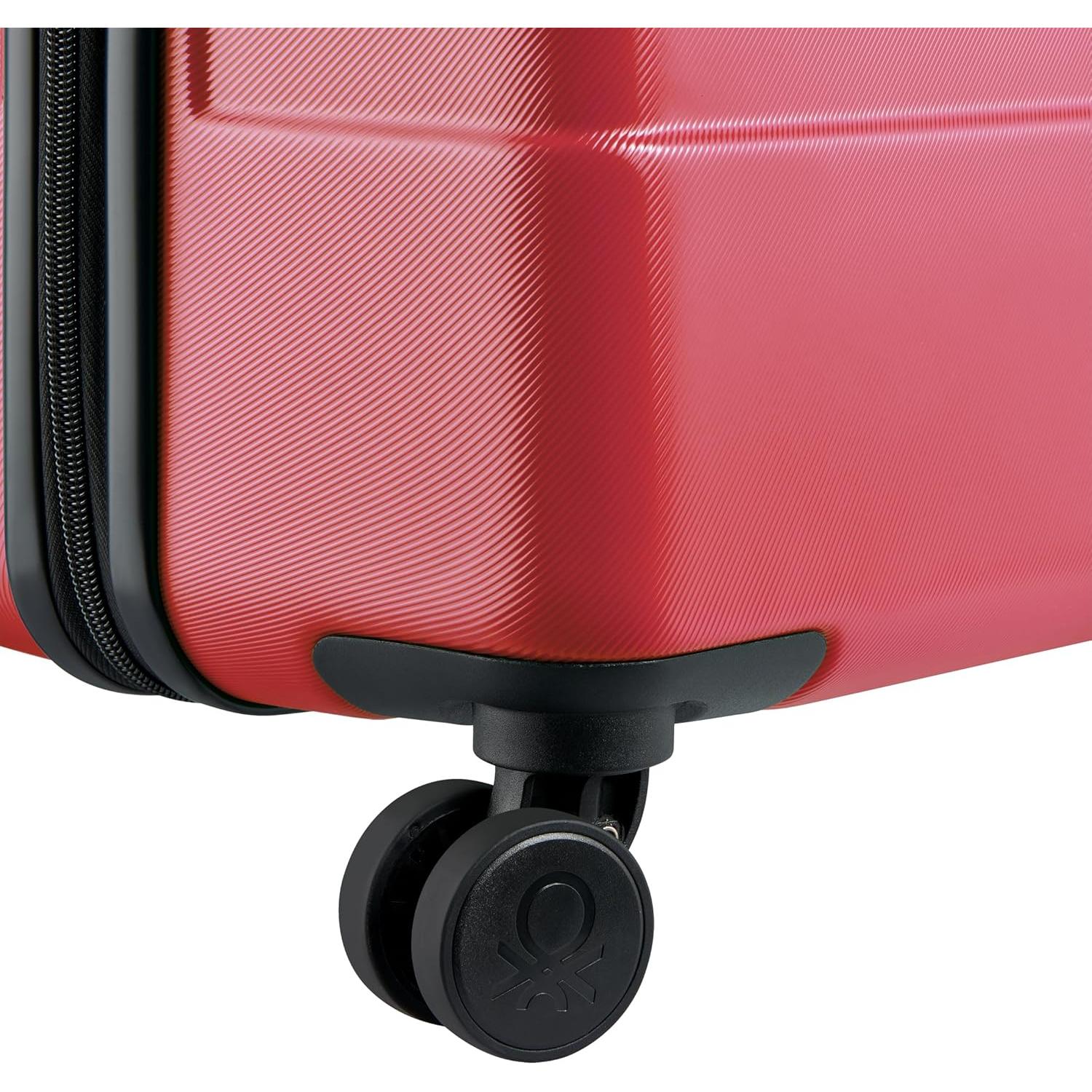 Equipaje Duro Benetton ¡Ahora! 110L Rojo 76.2cm con Ruedas