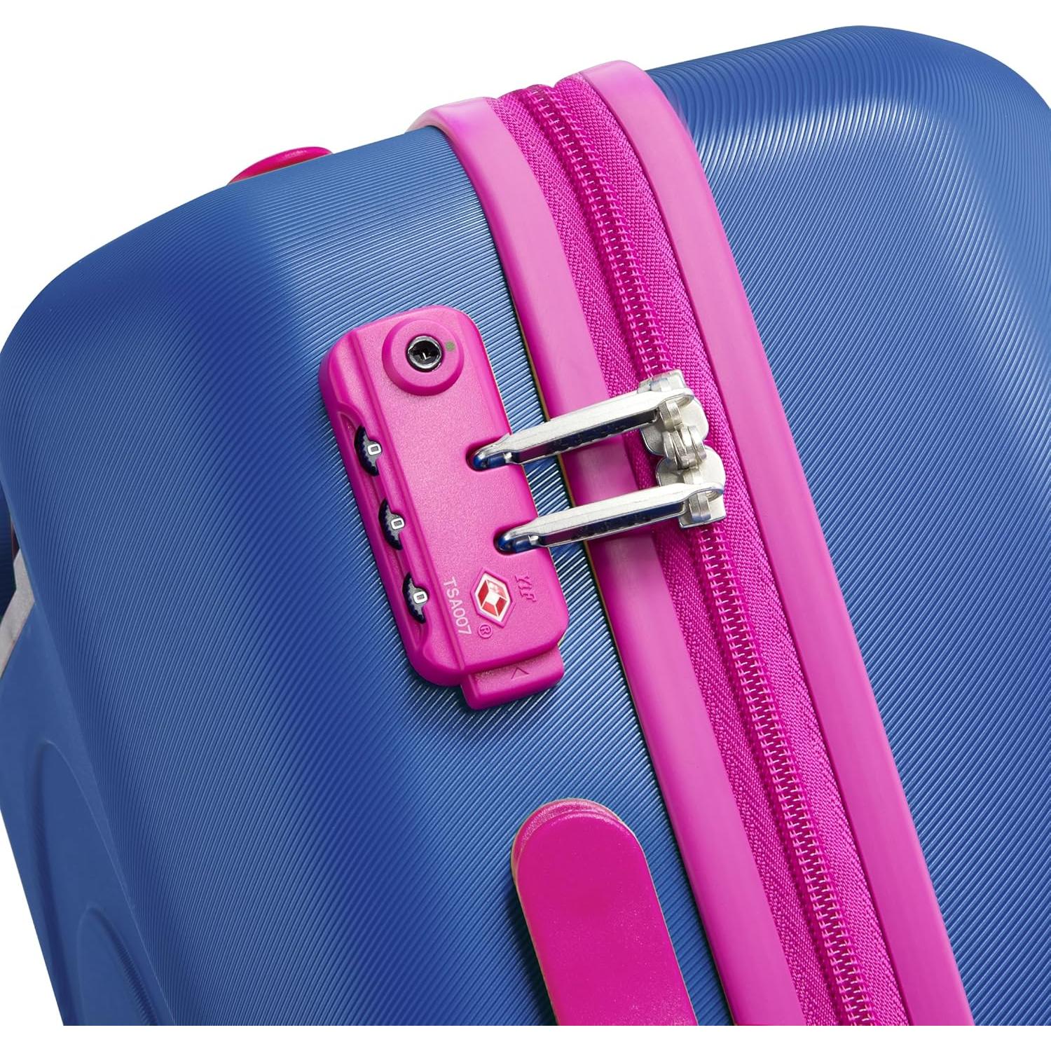 Maleta Delsey Fabrica Equipaje Duro 19" Azul con Ruedas