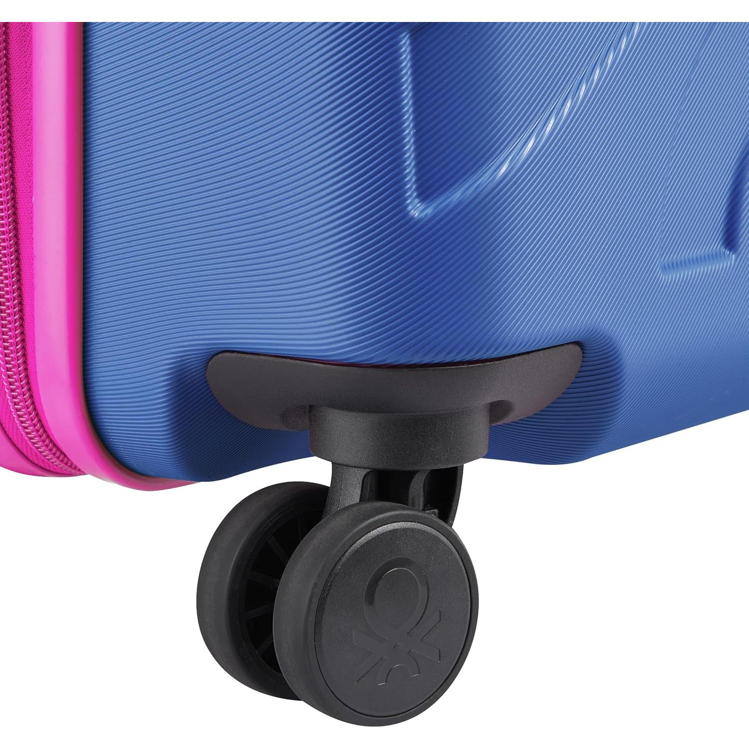 Maleta Delsey Fabrica Equipaje Duro 19" Azul con Ruedas