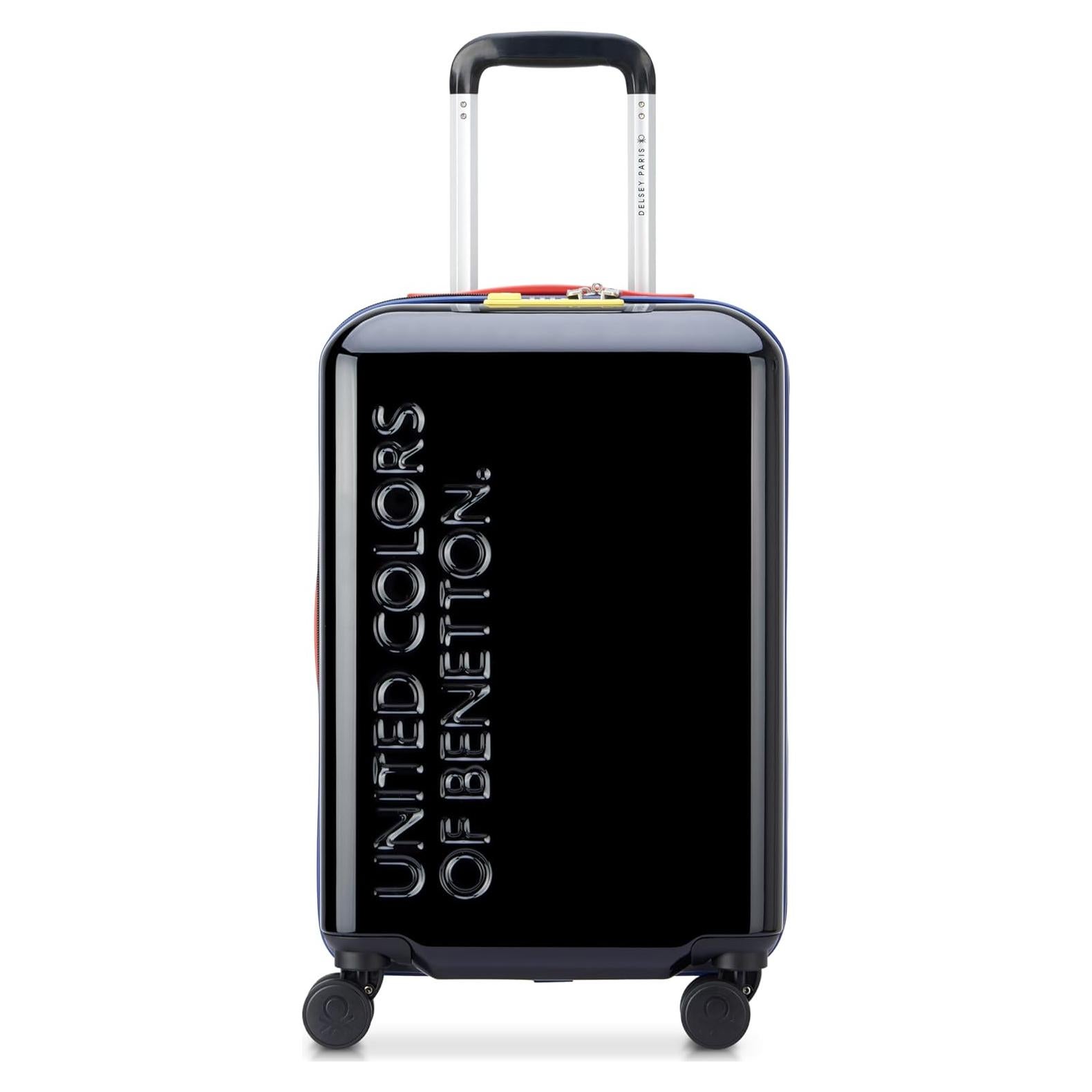 Maleta Dura United Colors of Benetton 19" Negra con Ruedas