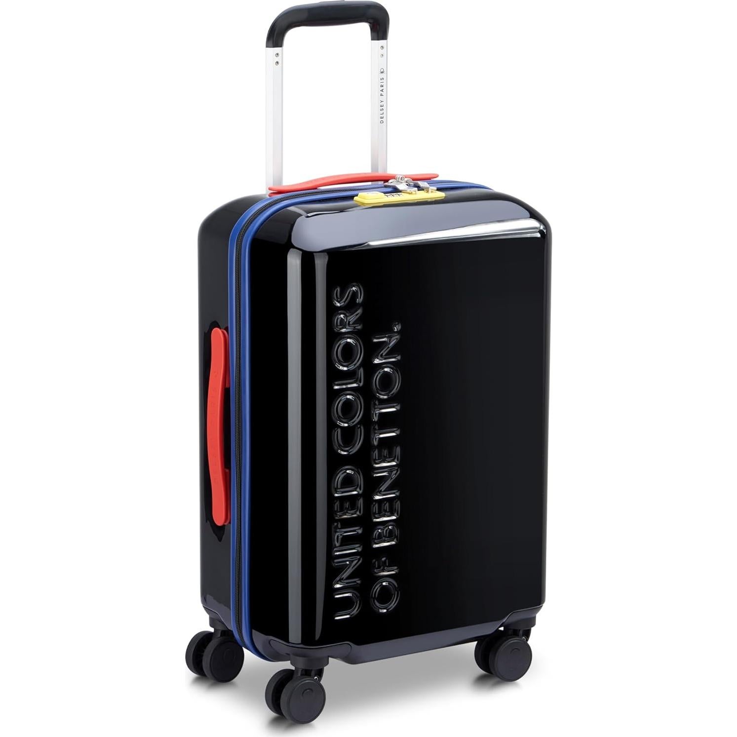 Maleta Dura United Colors of Benetton 19" Negra con Ruedas