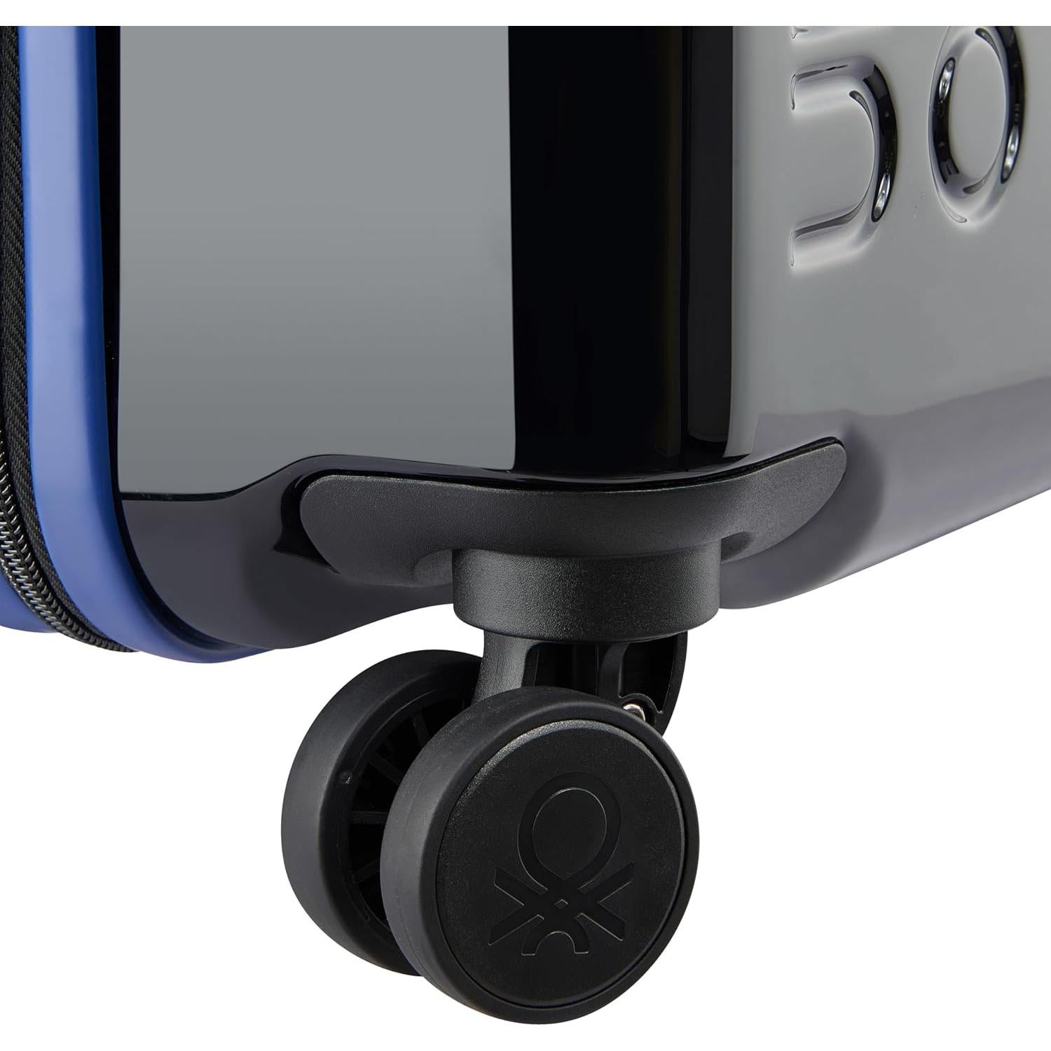 Maleta Dura United Colors of Benetton 19" Negra con Ruedas